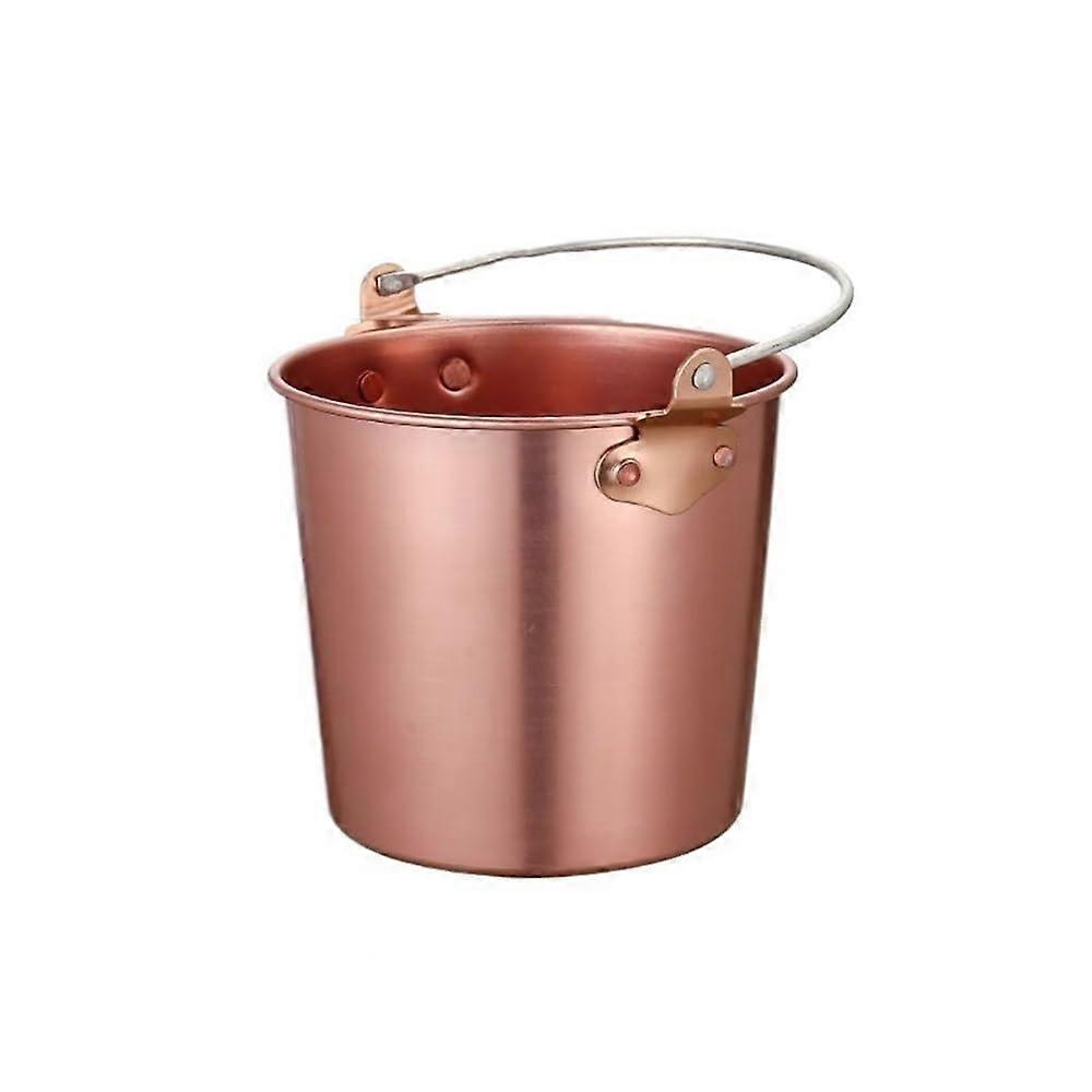 Eiskuebel Ice Bucket Mini Portable Bar Ice Cube Container Red Small Wine Eimer Snack Tray