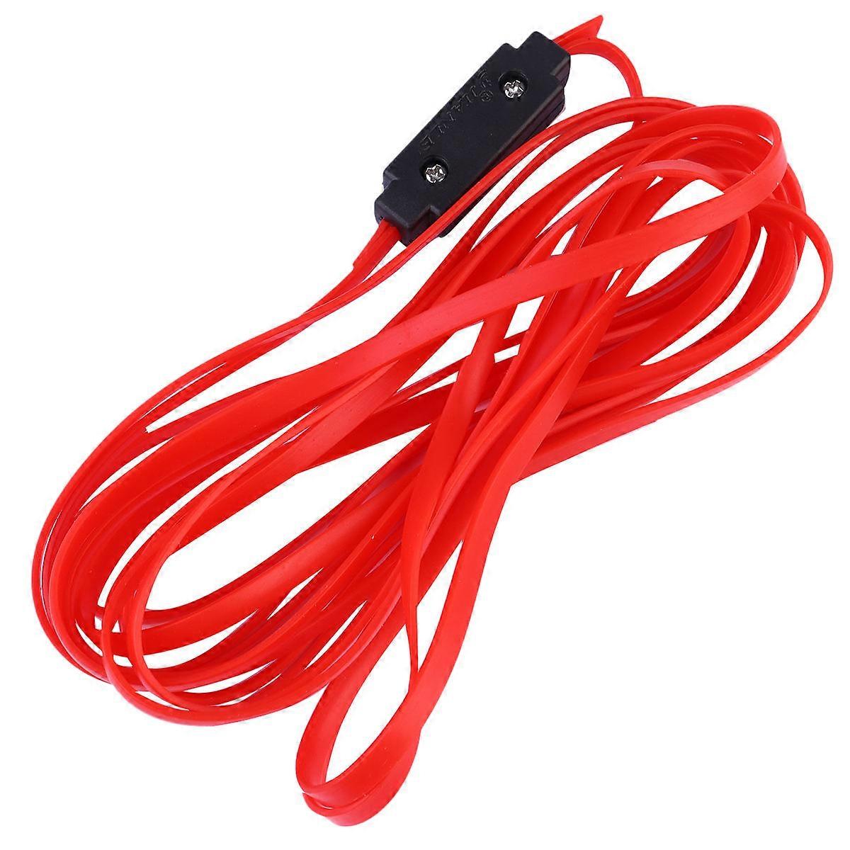 Jumping Rope Adjustable Elastic Band For Outdoor Use Red 1Pack