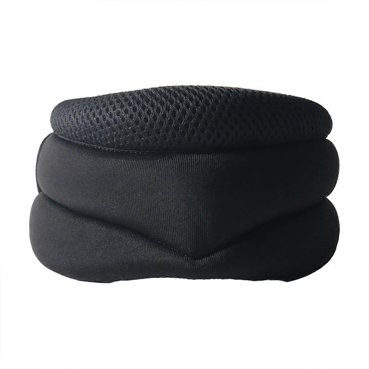 Cervicorrect Neck Support, Against Snoring, Neck Stretcher (XL, Black)