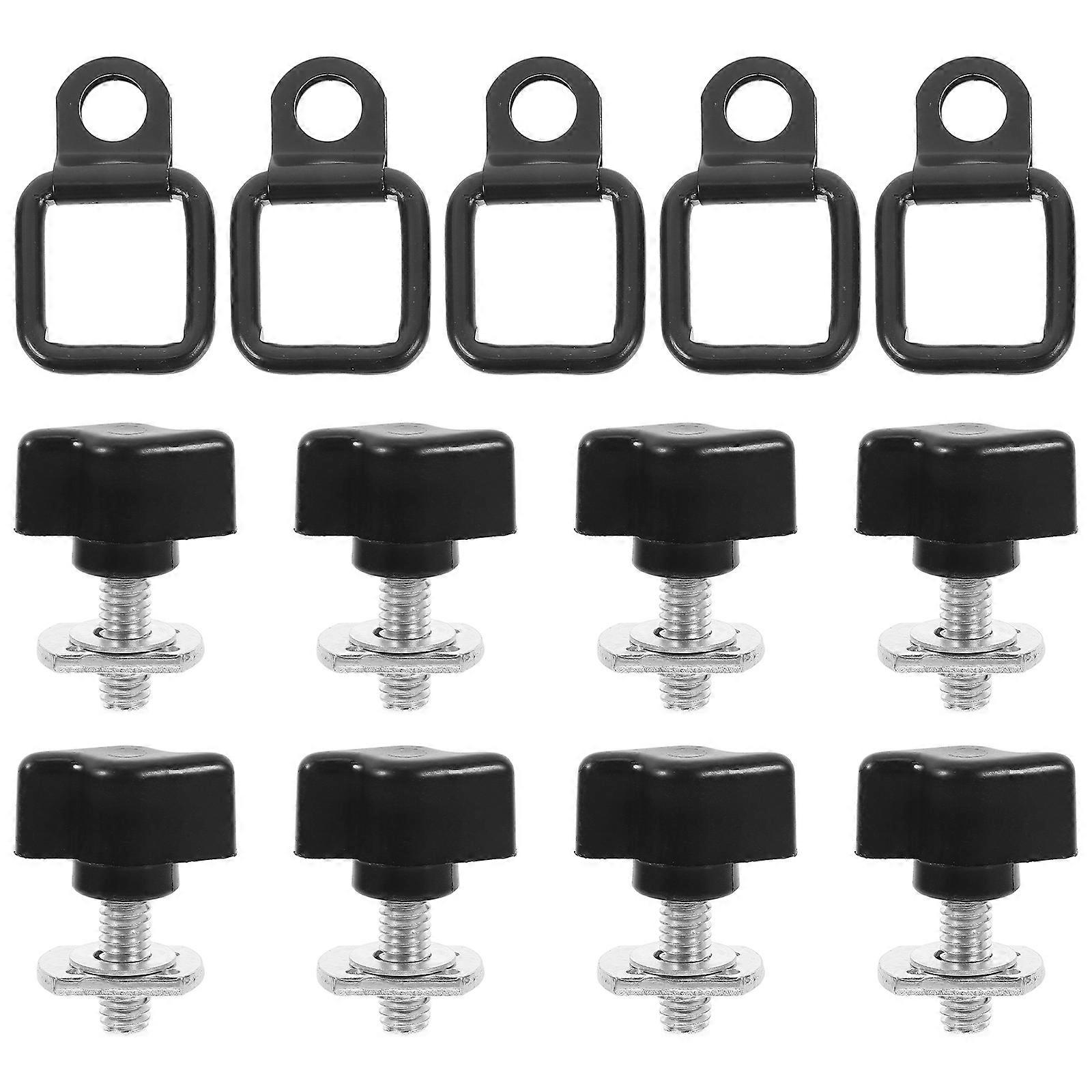 Pull Ring Hooks Vehicle Maintenance Secure Fixation 5.00X4.00X2.50CM 8 Sets