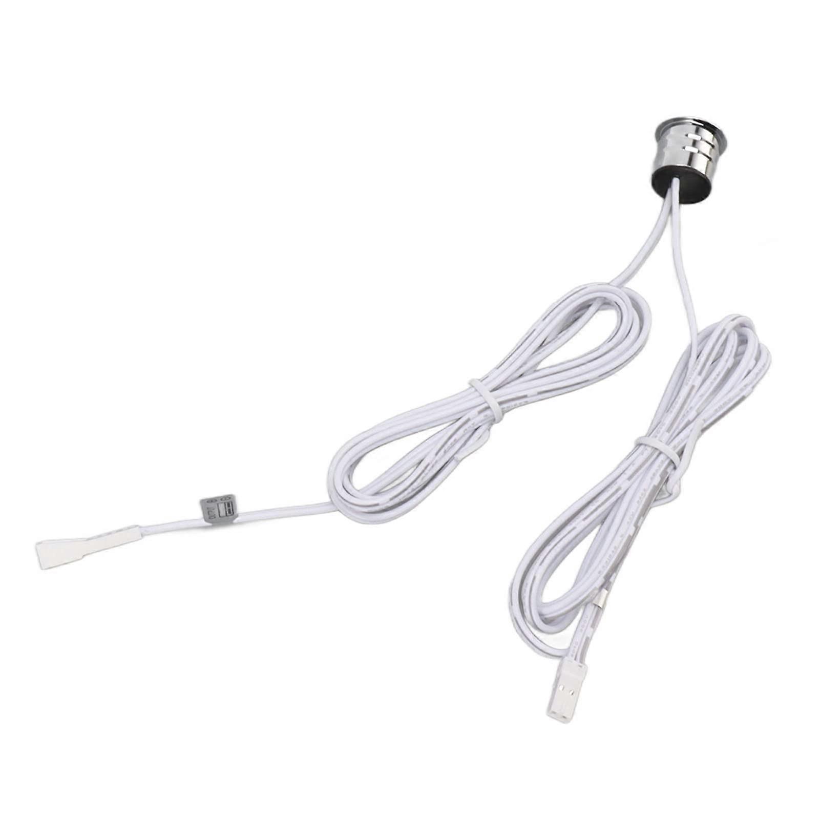 Blue LED Touch Switch for Cupboards and Wine Coolers - Sensitive Control, Aluminum Alloy, Blue Indicator Light