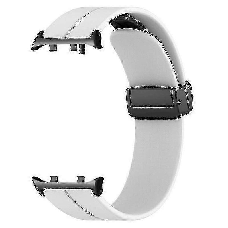 Replacement Silicone Wristband with Magnetic Folding Buckle for a Certain Brand Watch