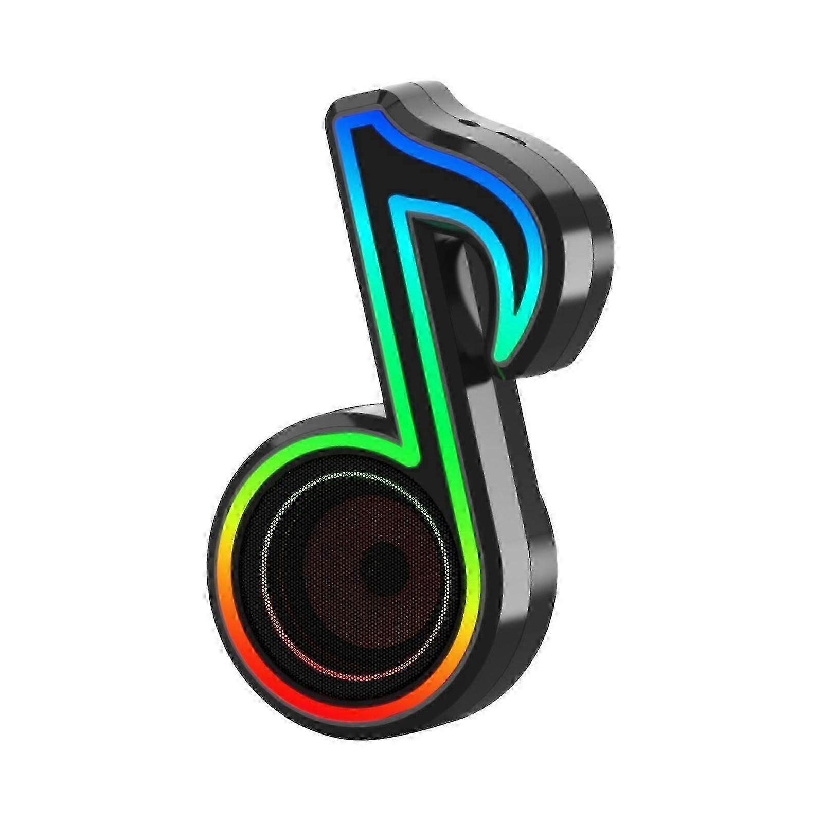 Bluetooth Speaker Mini Portable Music Note Shape Speaker For Creatives ...
