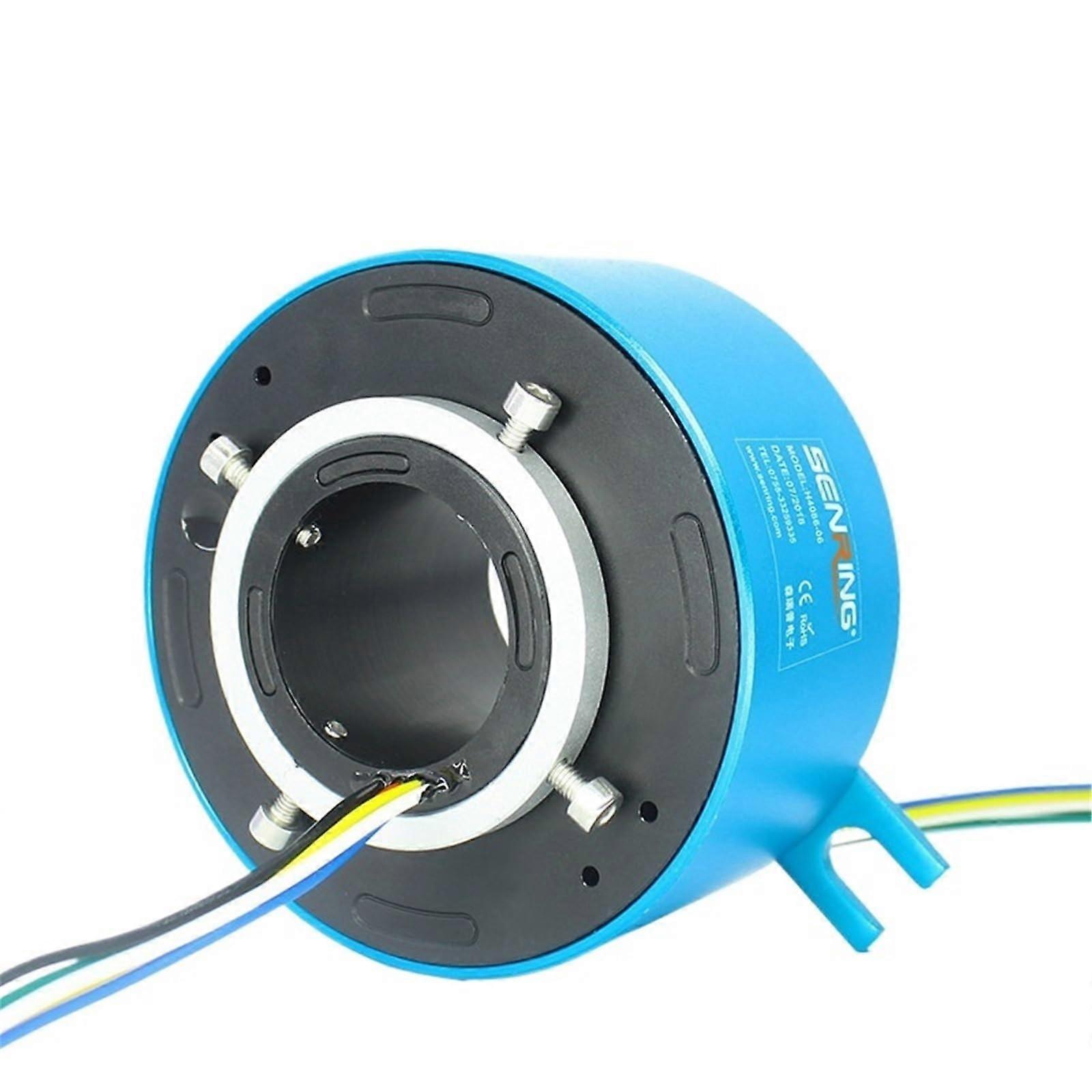 Through hole, inner diameter 40 mm, slip ring, 6 wires/12 wires, each 10 A, with outer diameter 86 mm (40X86mm 12 CHX10A).