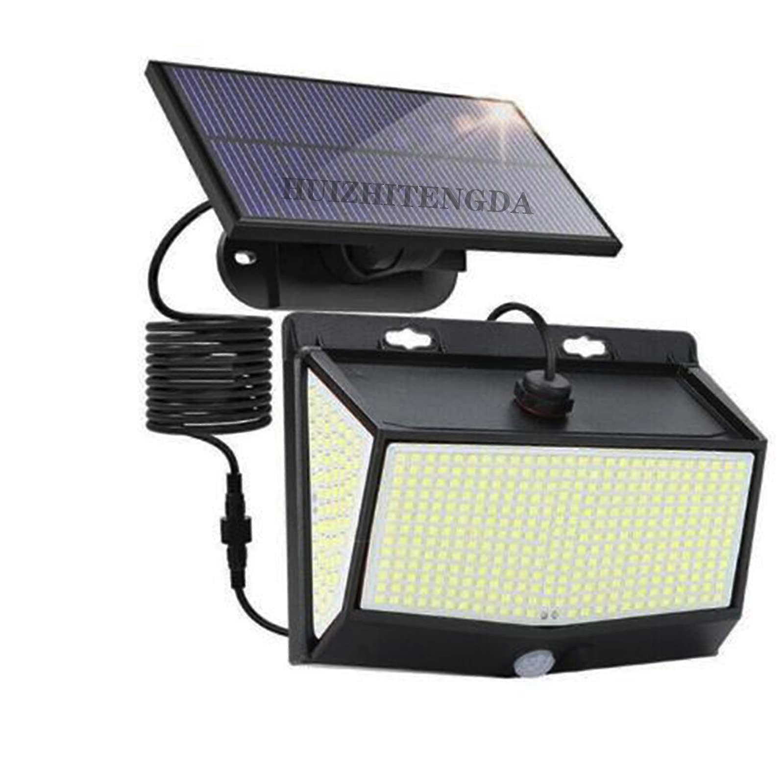 468 LED Solar Lights, Outdoor Solar Security Lights, Optically Controlled Sensor Lights, Wireless IP65 1 Piece.