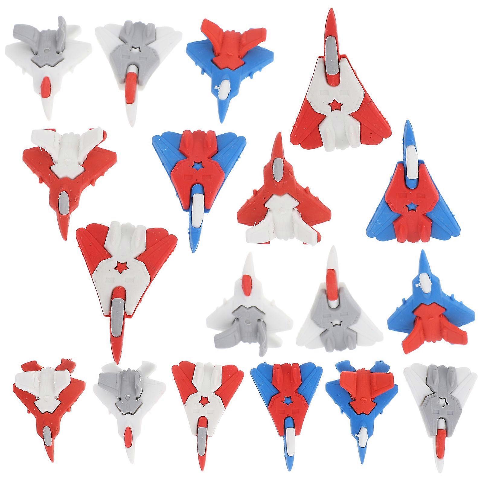 Tiny Erasers For Kids Helicopter Shape Stationery Style School Supplies Text Erasure Homework Correction 5.20X3.50X1.50cm 18Pcs
