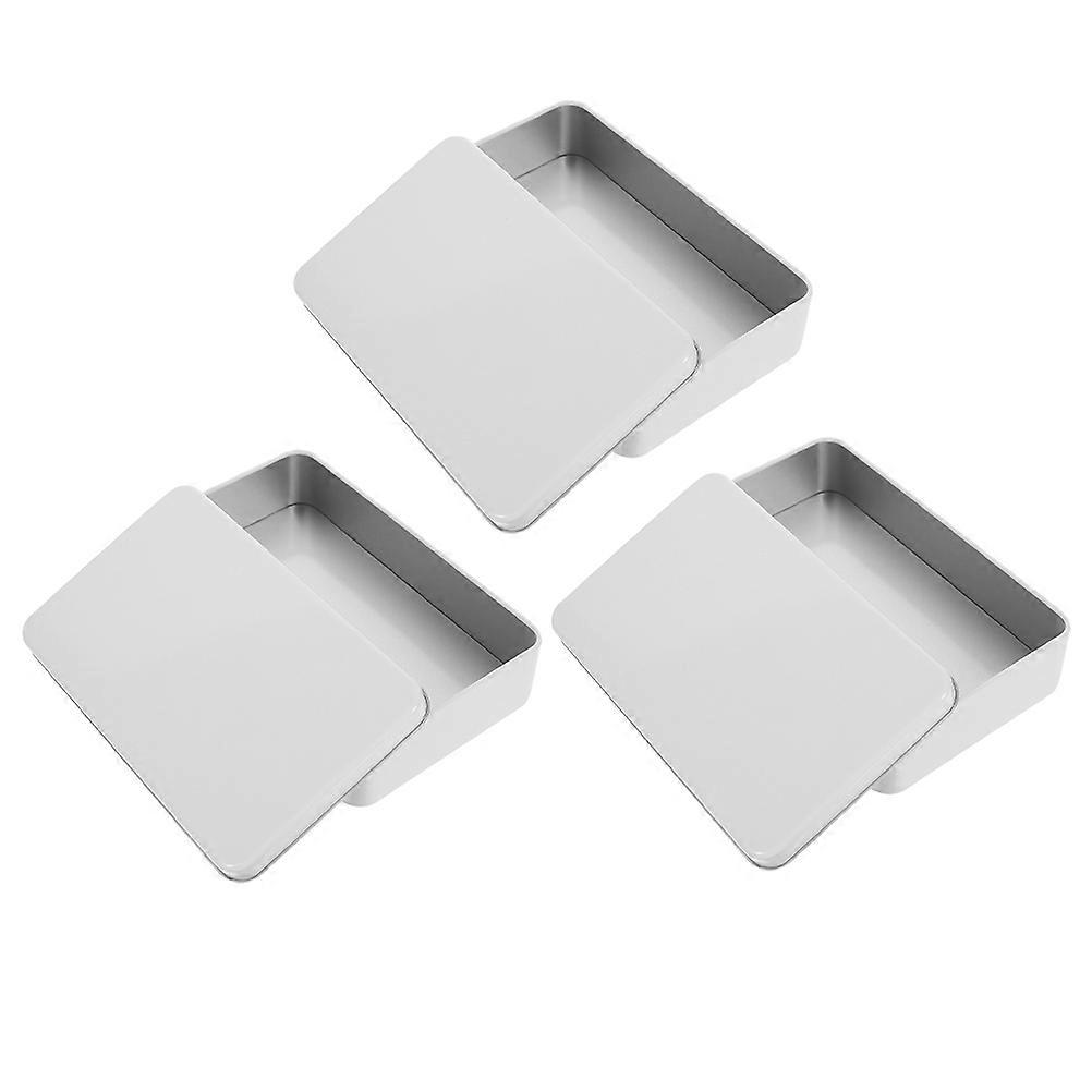 Bakery Boxes Tinplate Container Candy Packing Box Festive Use present Packaging Simple Design 18.00X11.00X4.00CM 3Pcs