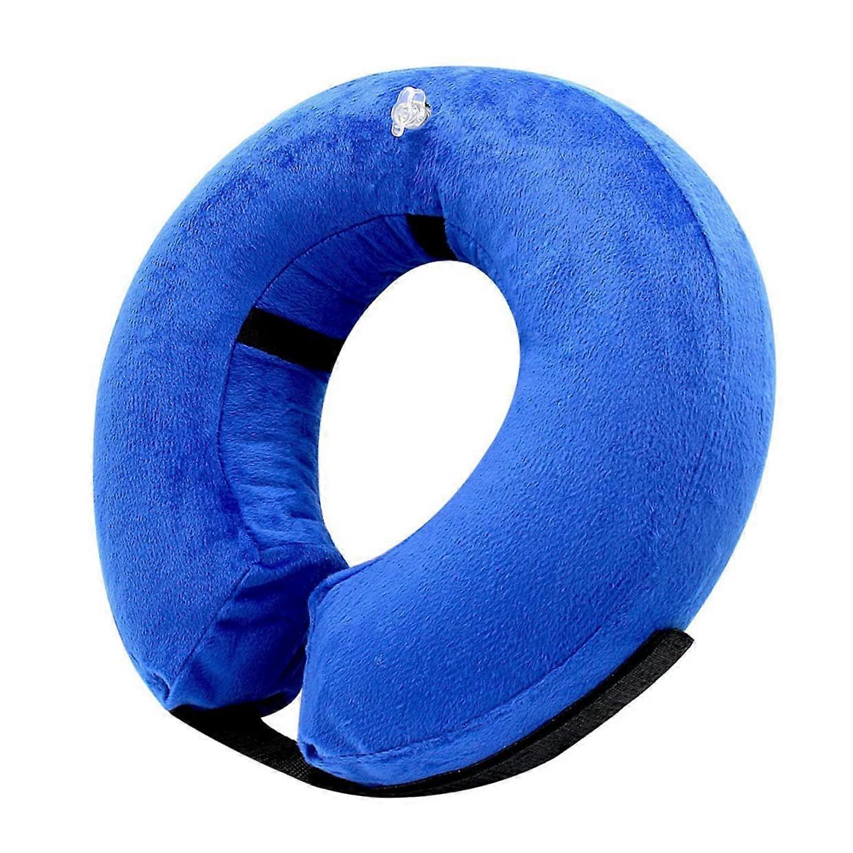 Inflatable Dog Collar for Pets Recovery and Wound Healing PVC Material Comfortable Size S for Cats