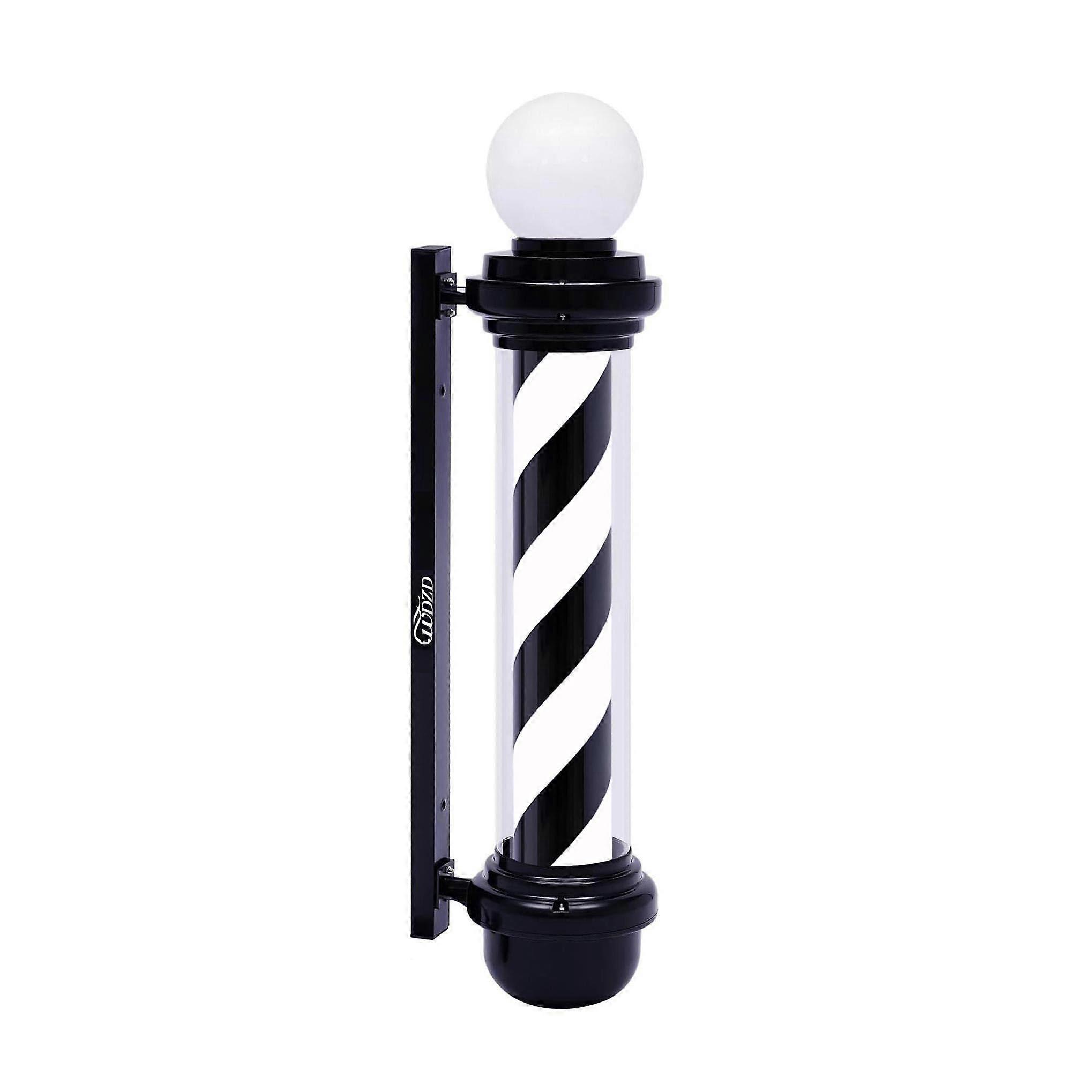 80cm black and white barber pole