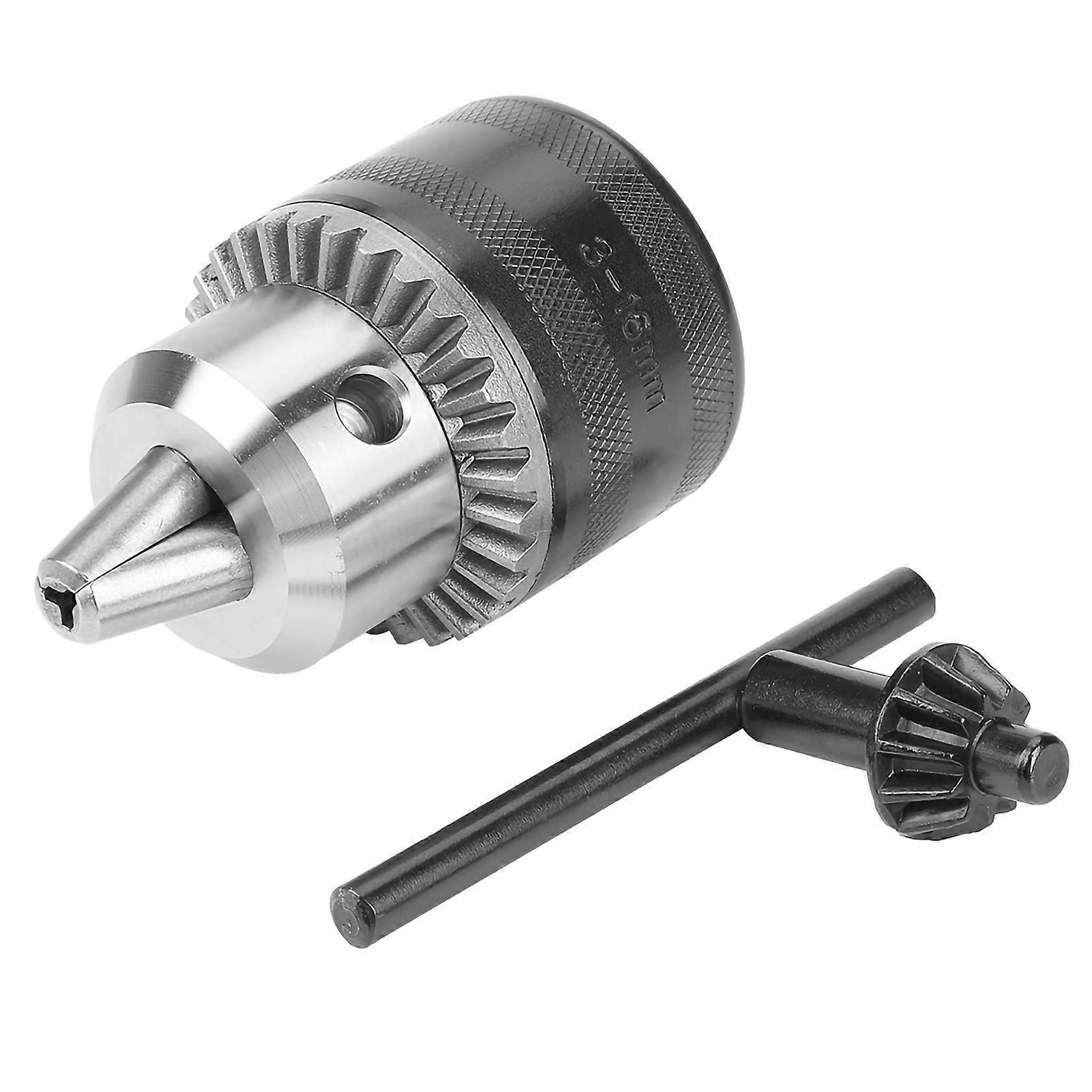 3-16mm Mini Key Type Drill Chuck with Chuck Key for Electric Power Drill (1/2-20UNF)