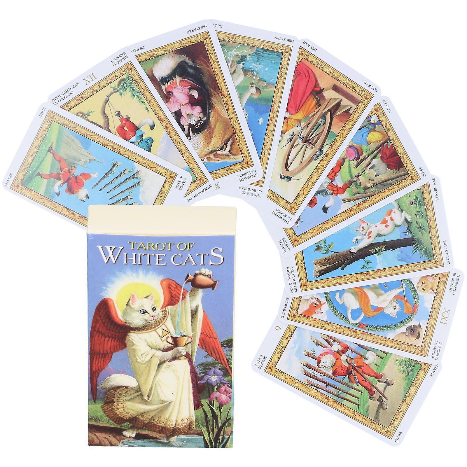 Divination Card Coated Paper Tarot Cards Desktop Interaction Playing Cards Board Game