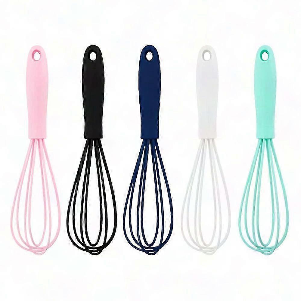 5-Pack Mini Silicone Whisks for Kitchen Use