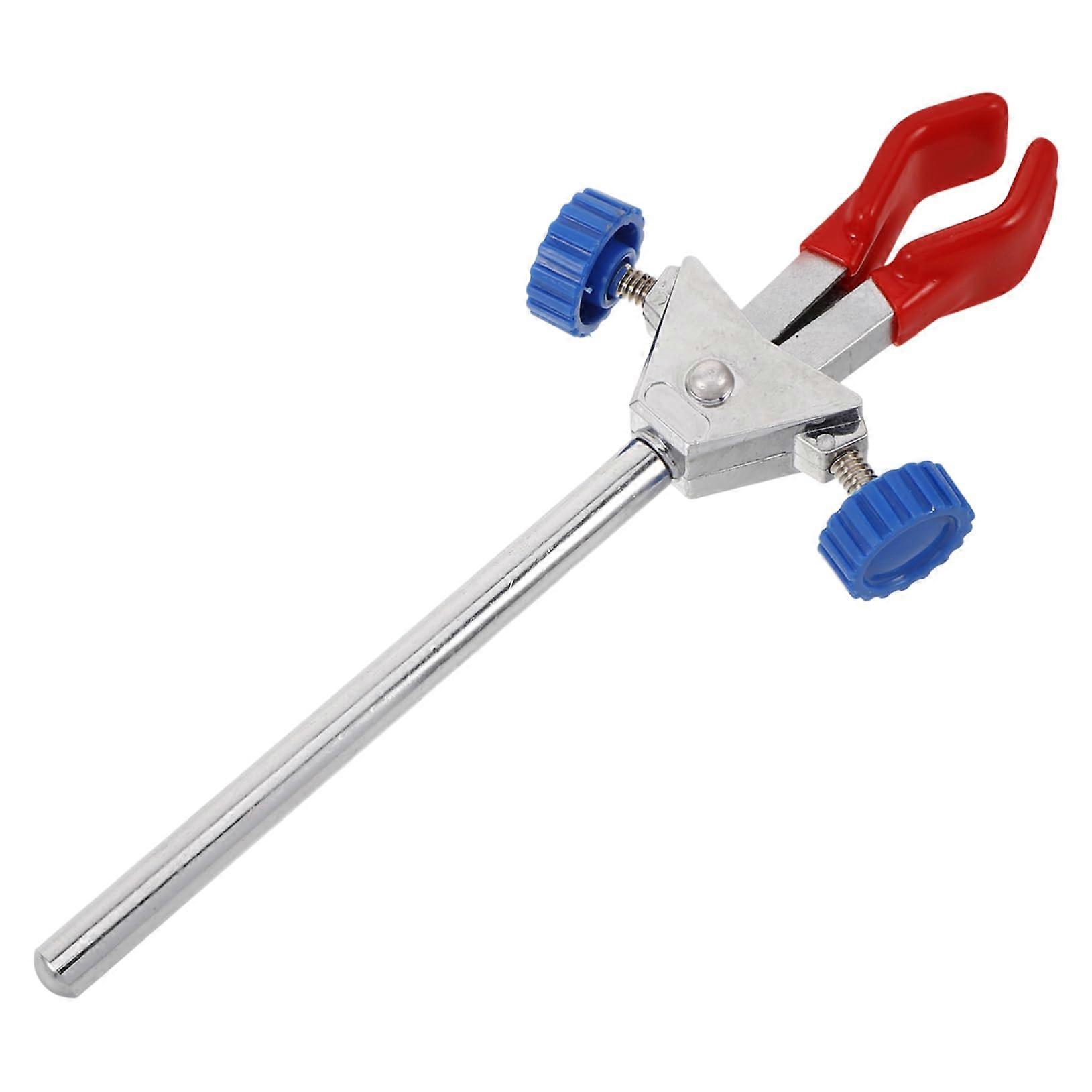 Laboratory Mounting Clamps, Stainless Steel Piston Cup Clamp, Red, 2-Pack Test Tube Clamp, Laboratory Holder