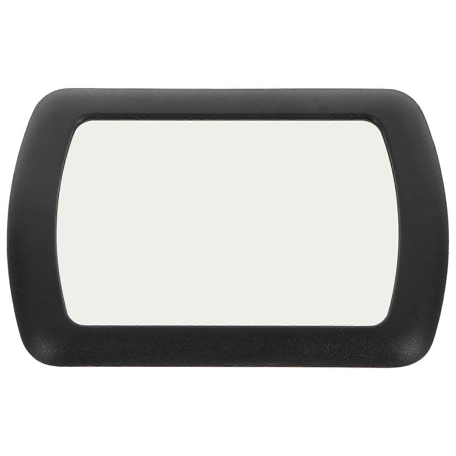 Black Car Visor Mirror for Safe Car Compact Lightweight Design Fits Sun Visor 4.7 x 3 inches
