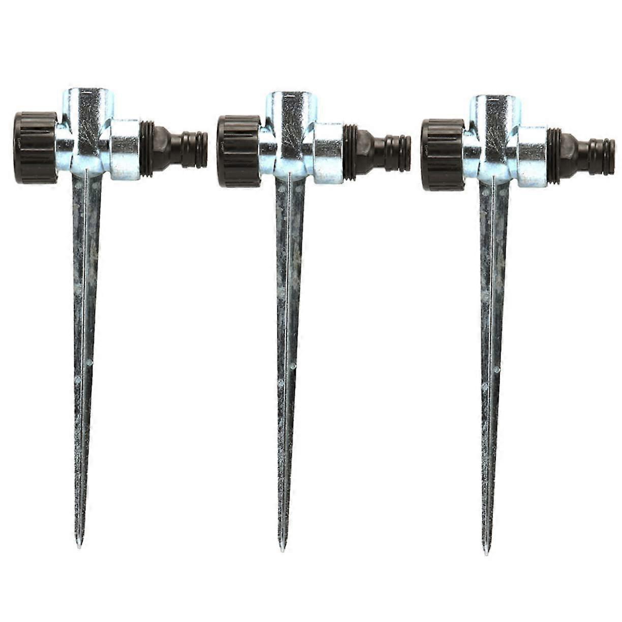3-Piece Sprinkler Spike Set for Efficient Garden Irrigation, Durable and Energy-Saving, Tool-Free Installation