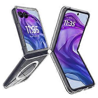 For Motorola Razr Ultra 2025 5G Razr 60 Ultra 5G Clear Phone Case Compatible with MagSafe TPU Acryli