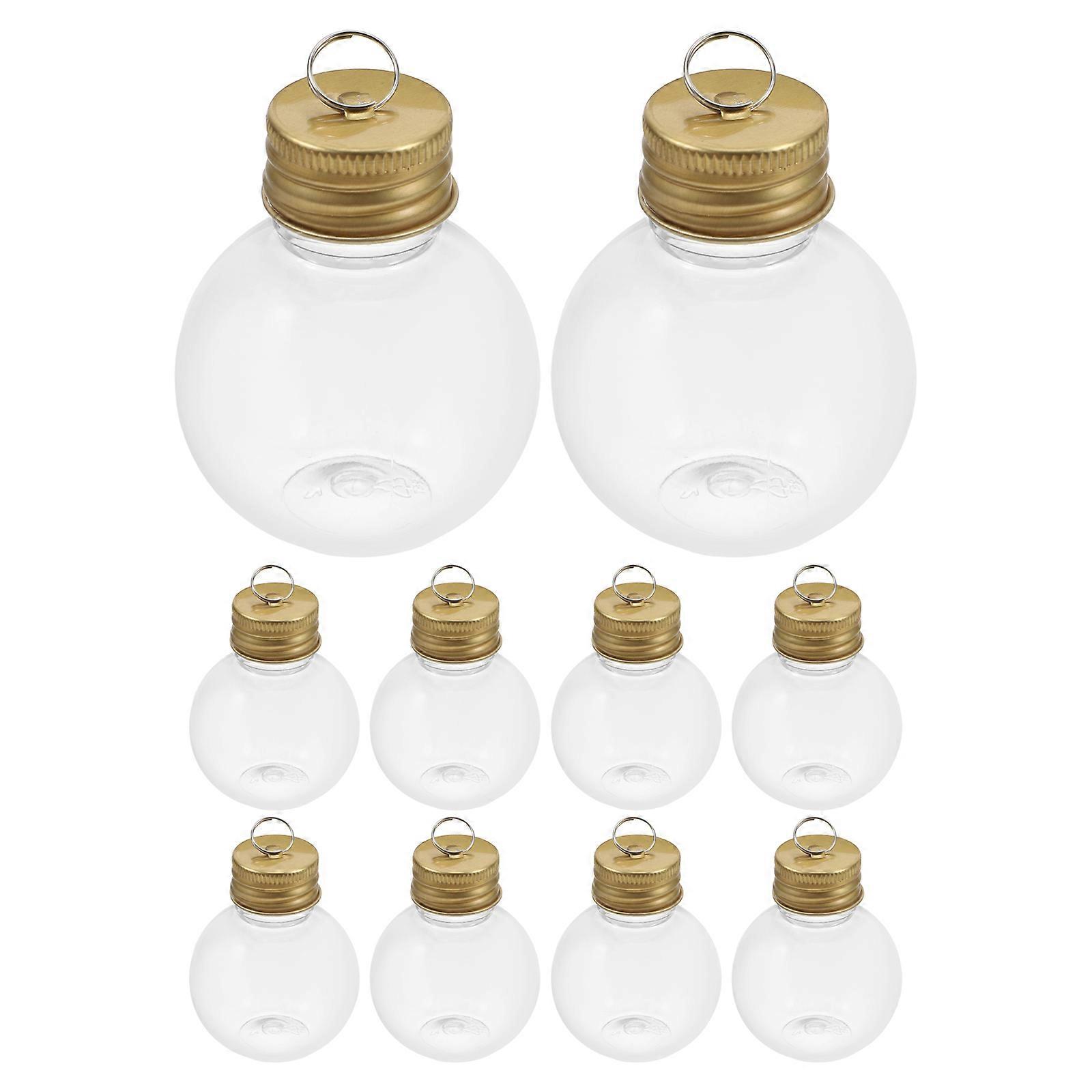 Refillable Bottles Round Ball Shape Party Decoration 10Pcs