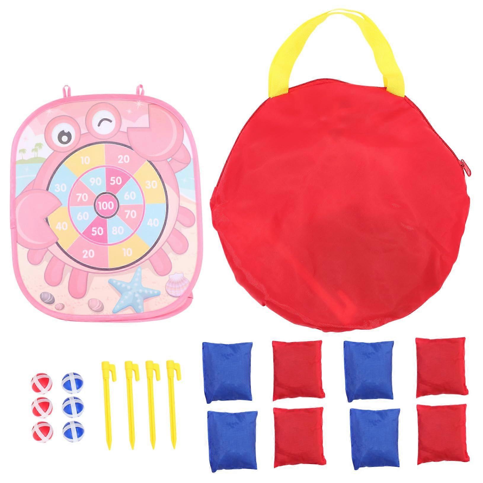 1 Set Bean Bag Toss Game for Toddlers, Indoor Outdoor Play, Interactive Activity, Promotes Creativity and Social Skills