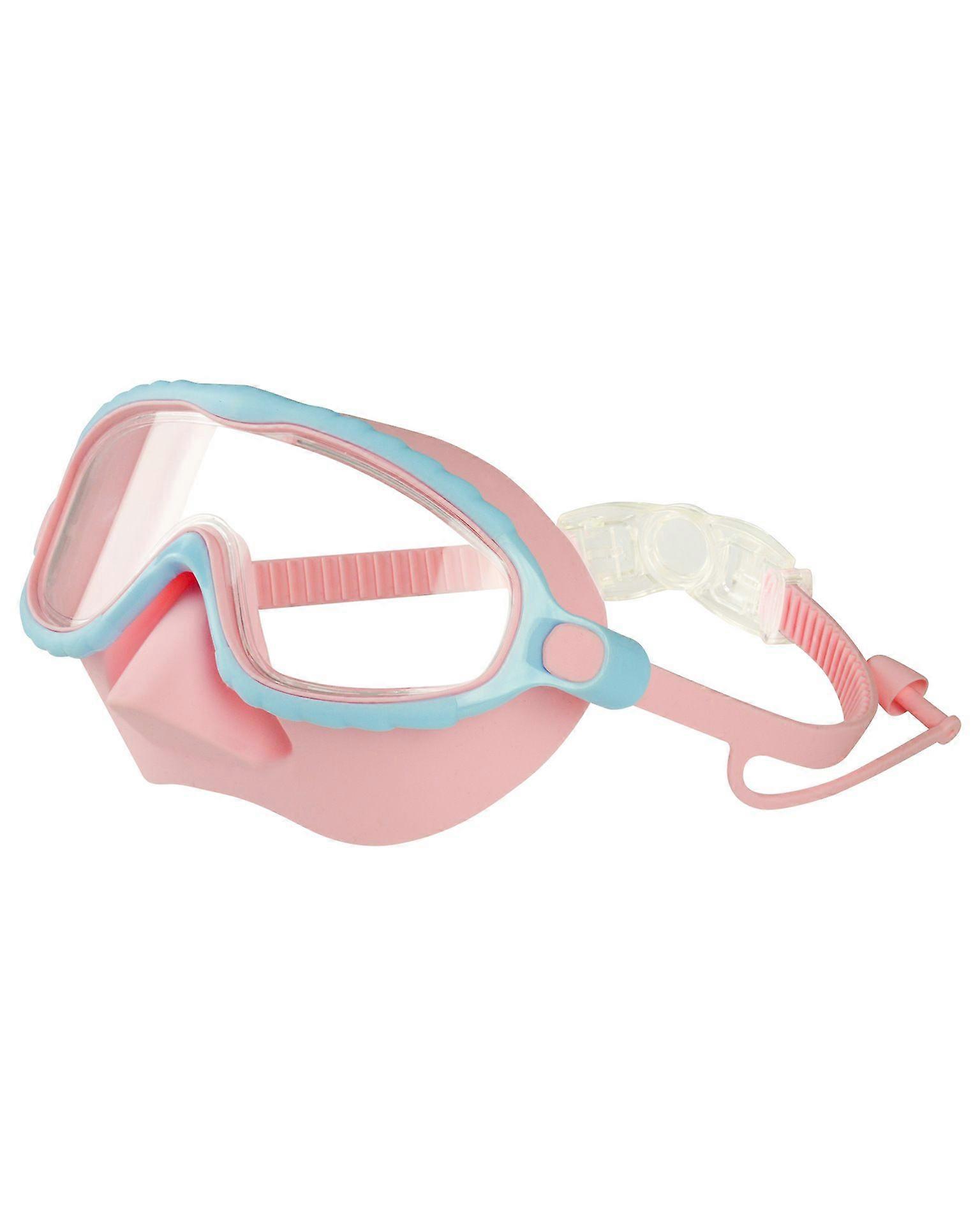 New large frame professional children's swimming goggles with integrated nose protection and earplugs silicone swimming goggles