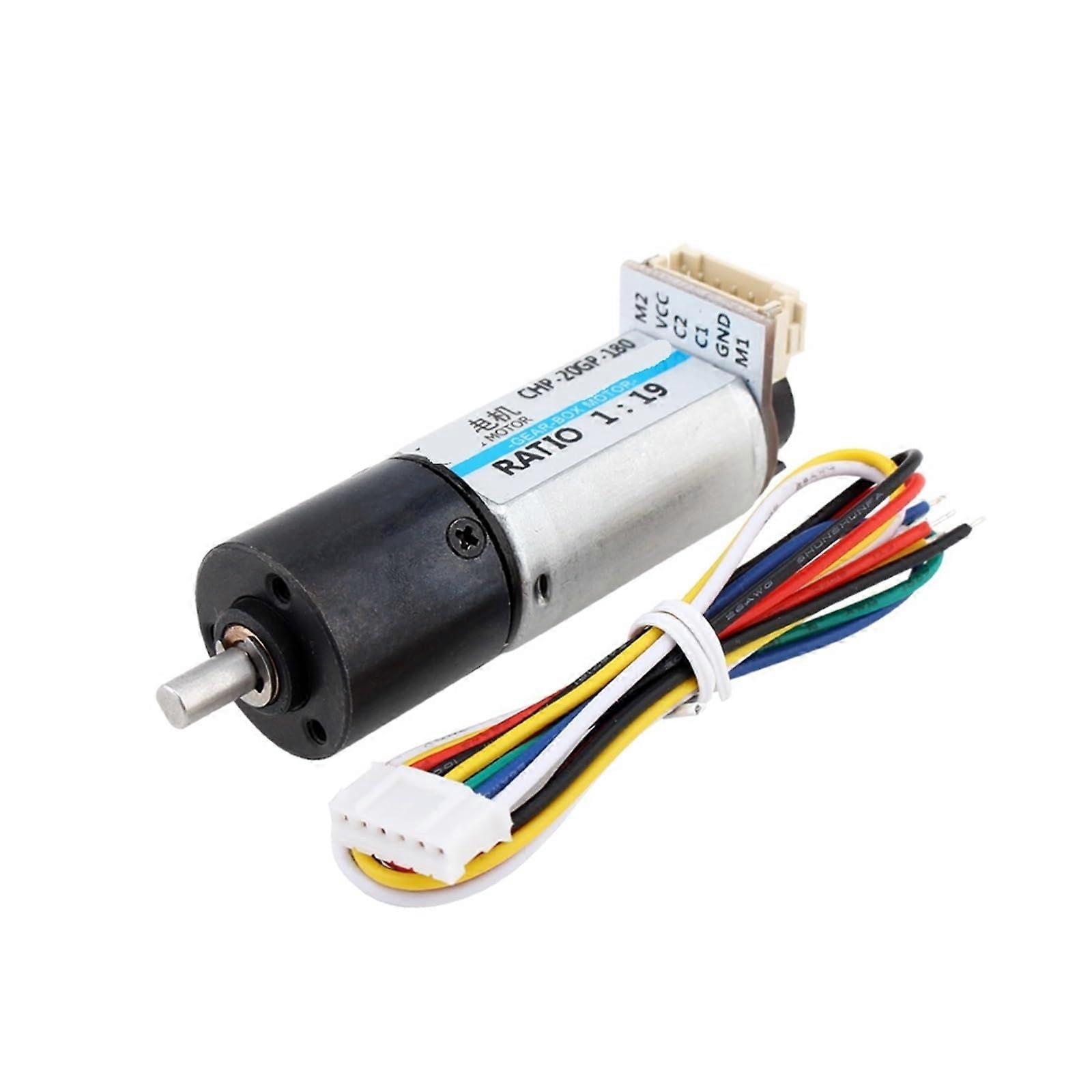 Motor CHP-20GP-180ABHL Precision Carbon Brush Mini Electric Motor 20mm DC 12V 780RPM High Torque for Robotics