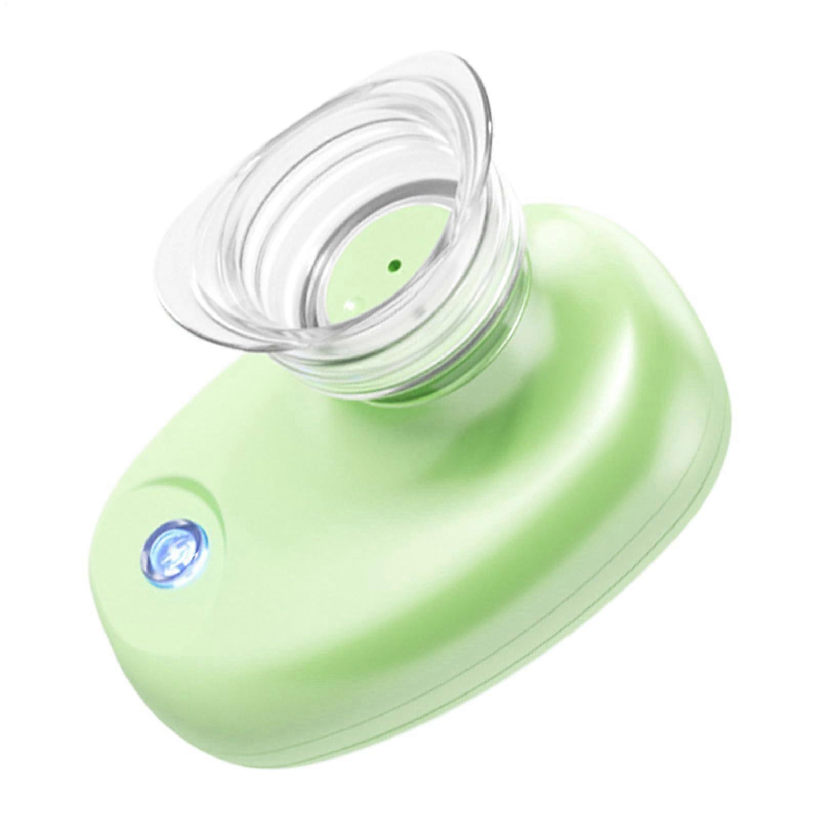 Eye Steam Device with Mist Spray Compact Humidifier for Hydration in Green