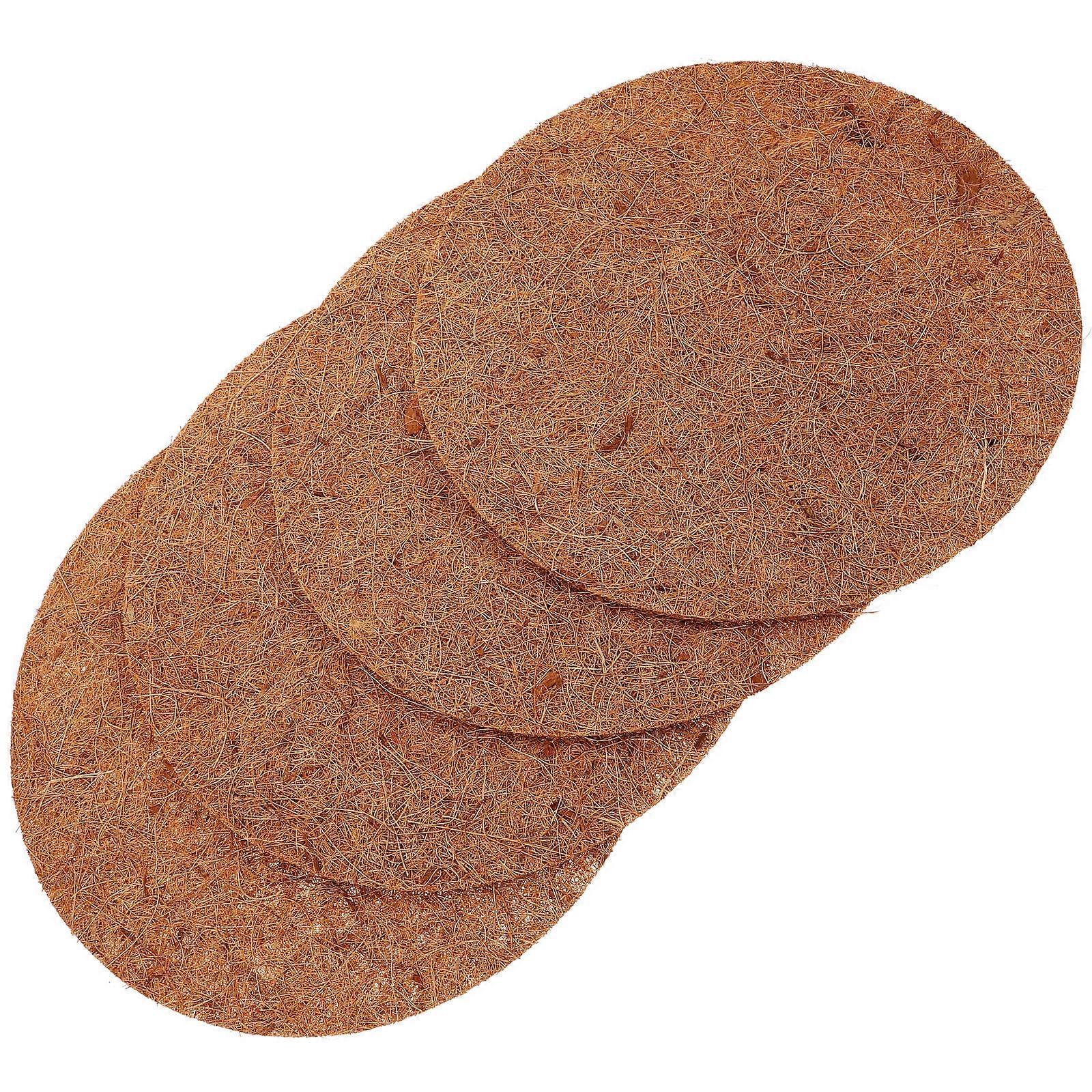 Comfortable Coconut Fiber Nesting Pads for Small Pets and Chickens with Chocolate Pieces