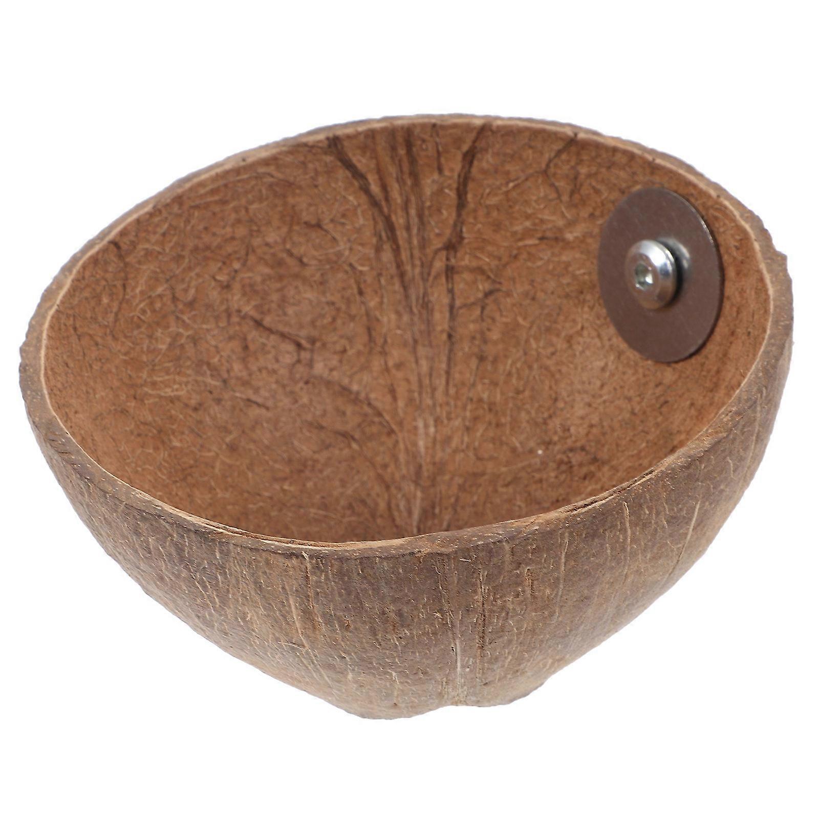 Coconuts Shell Bird Nest Durable Parrot Cage for Budgies – Easy to Use, Comfortable Housing for Home Decor and Comfort