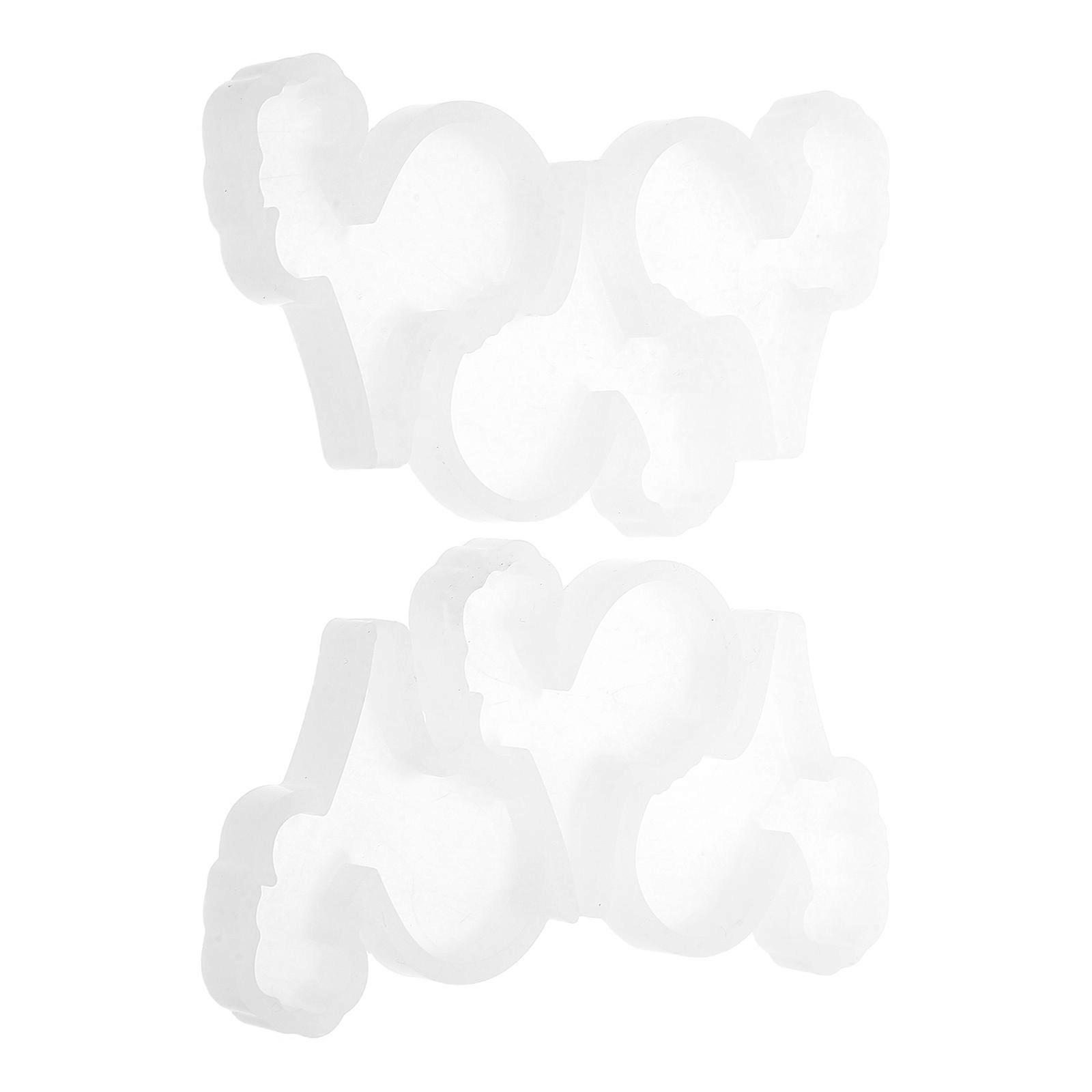 Silicone Baking Tools For Cheese Lollipop Making Rooster Shape Transparent 9.80X4.50X0.70CM Diy Enthusiasts 2Pcs