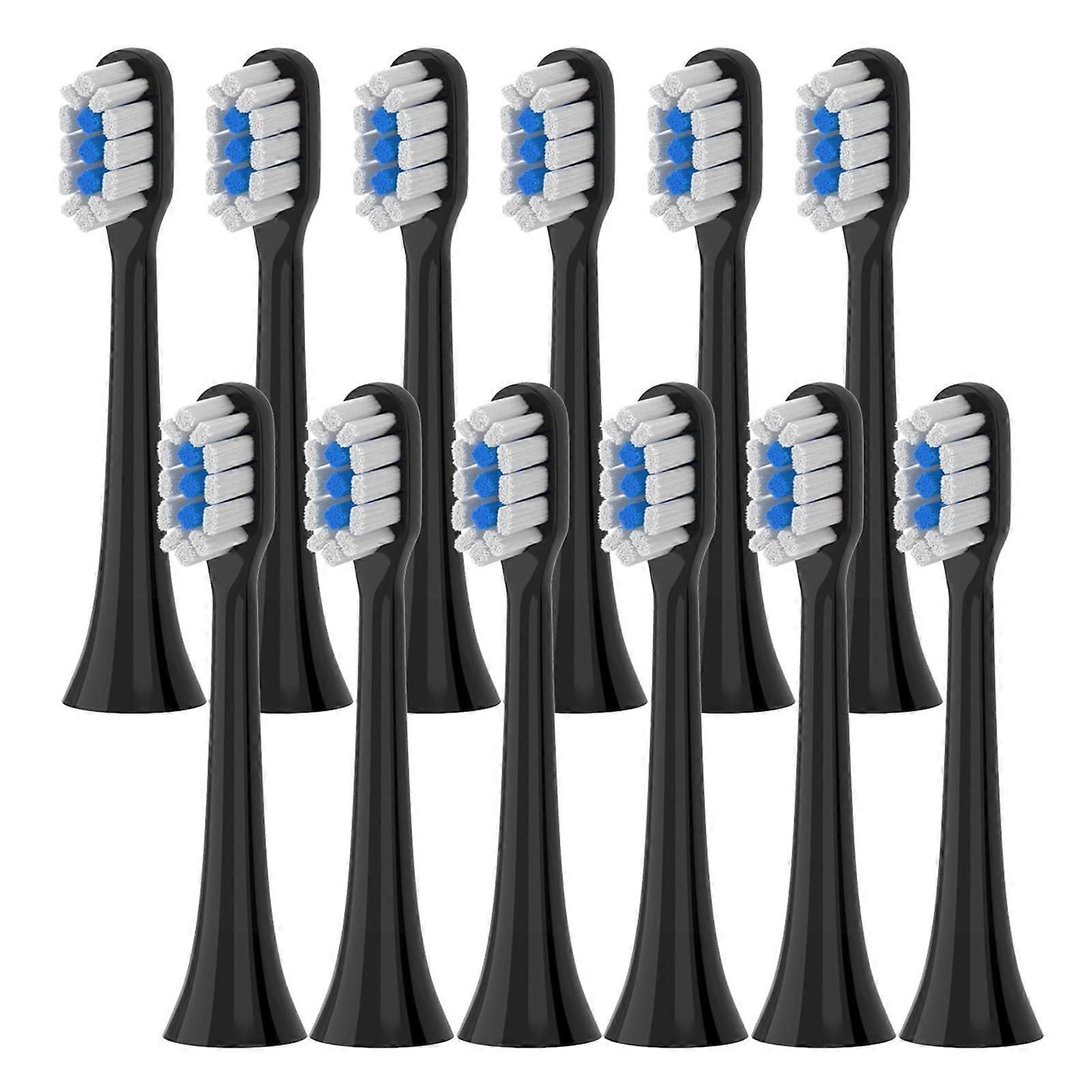 RCCCLXWO Brush Heads, Compatible with Xiaomi Mijia T301 T302 T501/501C (T301302BK12Pcs)