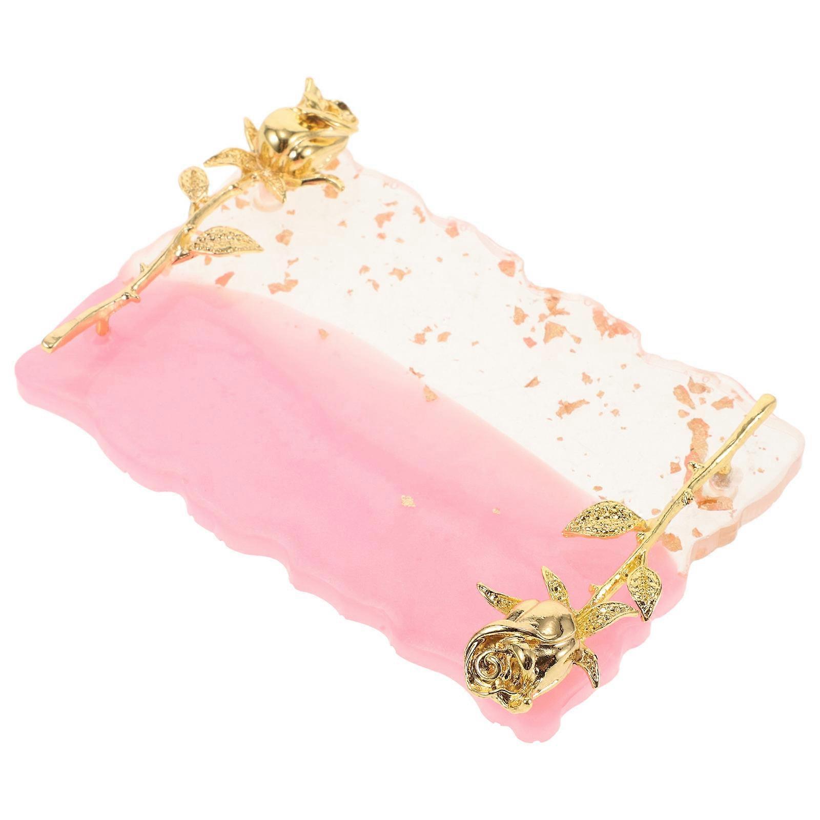 Resin Nail Art Palette with Antislip Feature for Home Use Mixed Board 7.5 Inches