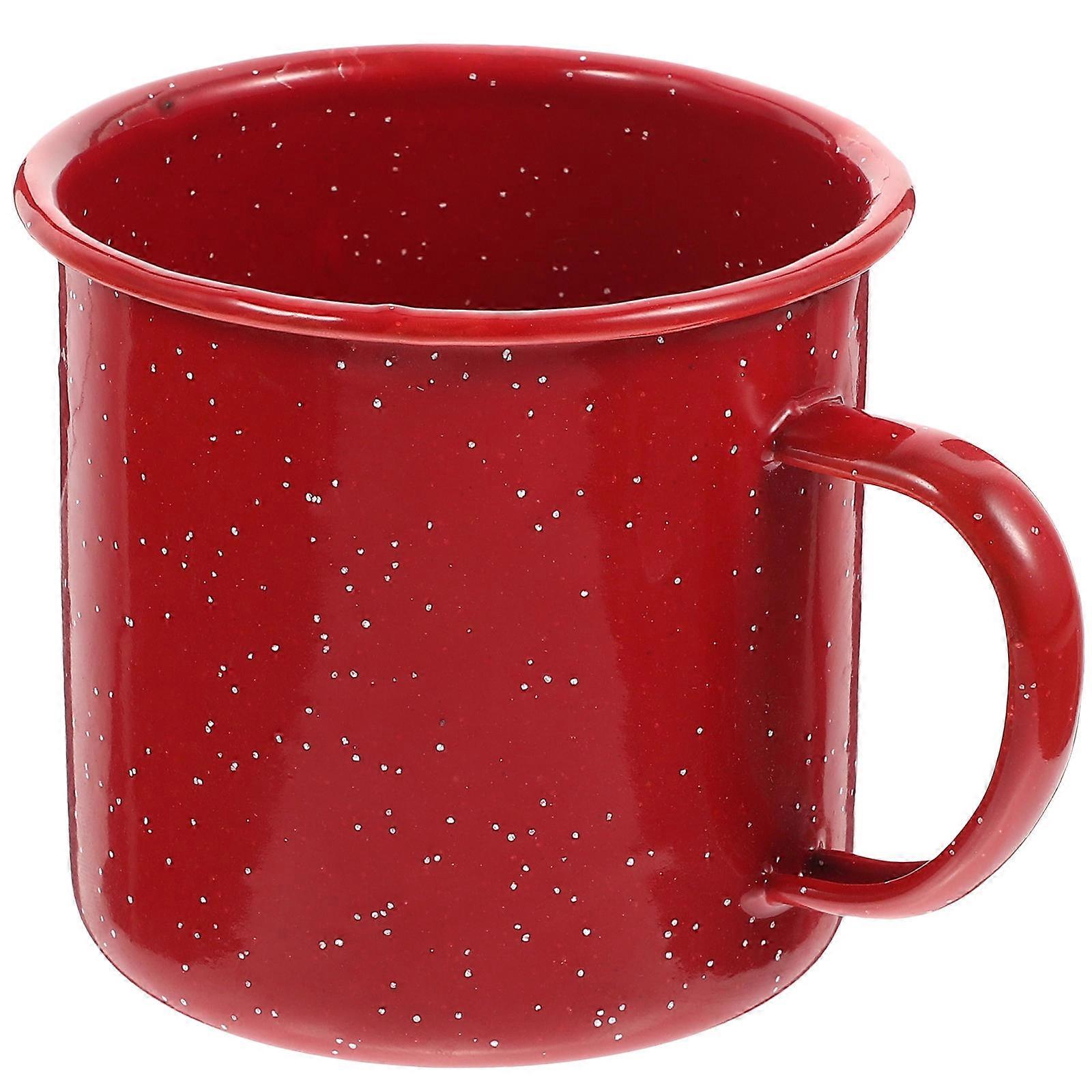Lightweight Unbreakable Enamel Coffee Mug for Home, Camping, Coffee, Tea, and Milk Use