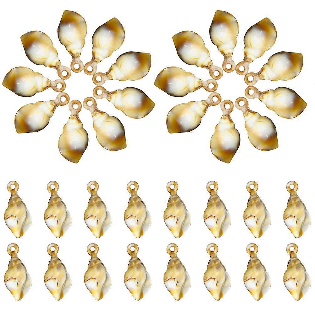 100pcs Creative Ocean Theme Pendant Charms for DIY Craft Projects Acrylic Multi 0.8 inch