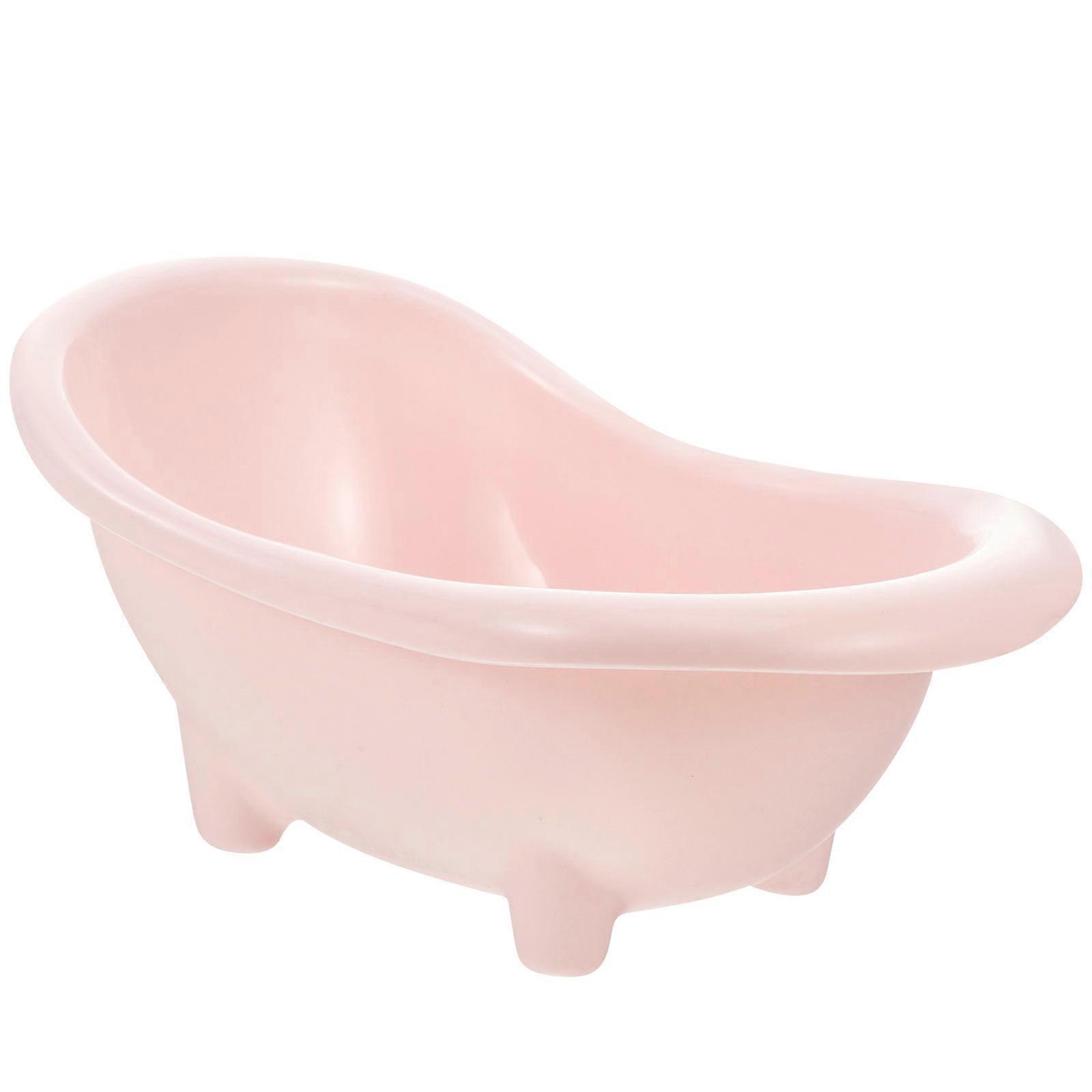 Plastic Hamster Bathtub for Small Animals – Durable, Compact Bathing Space for Guinea Pigs, Chinchillas, and Hedgehogs – Easy to Use Cage Accessory