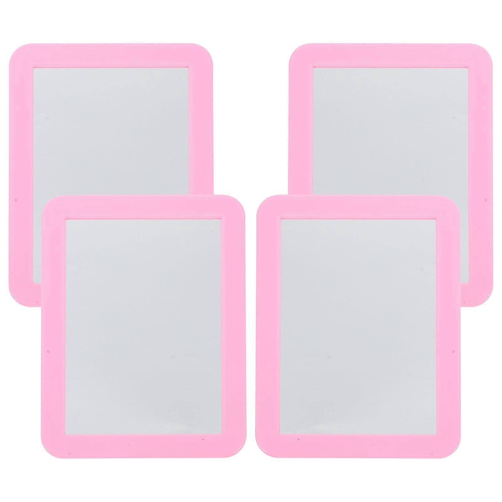 Magnet Mirror For Locker 4Pcs Magnetic Dressing Table Mirror High Definition Simple Design For Daily Use