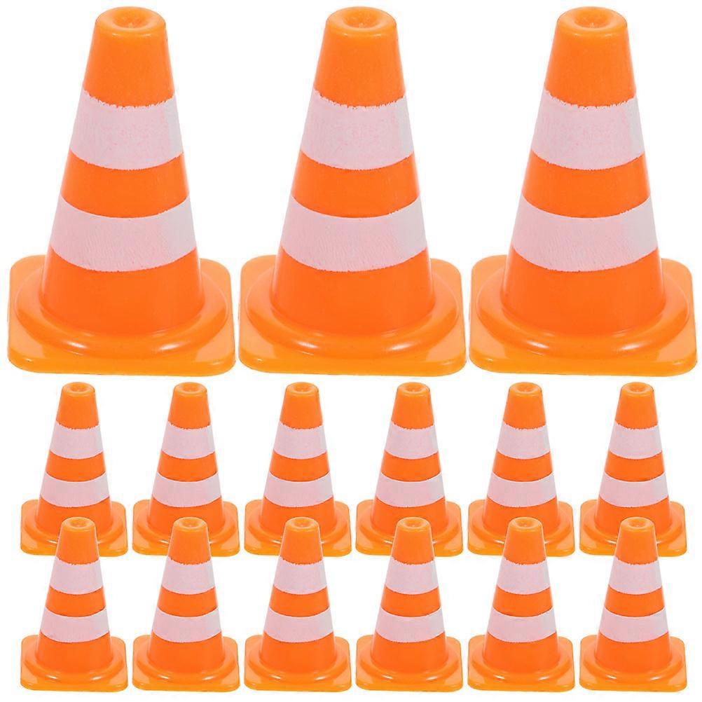 40pcs Traffic Signs Set with Mini Cones & Roadblocks for Educational Pretend Play – Learn Road Safety & Symbol Recognition