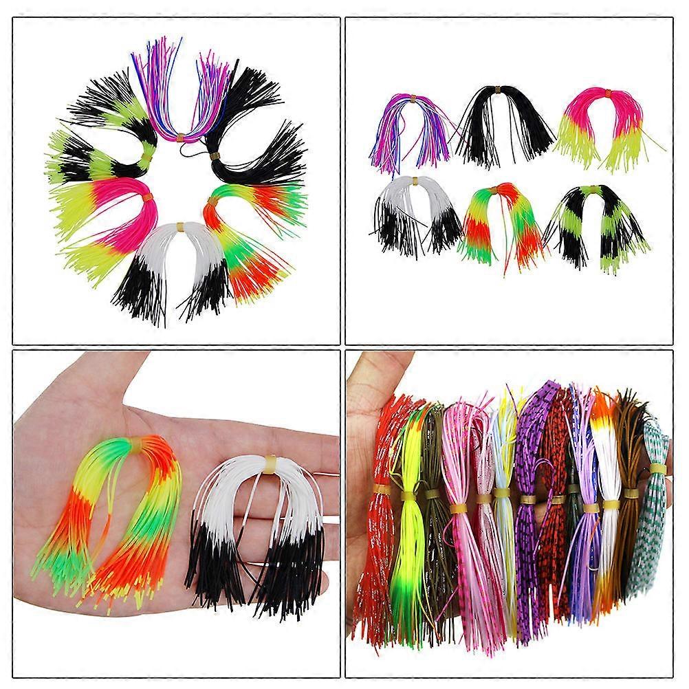 ערכת חצאית סיליקון לפיתיון דיג, דייגים, פעילויות חוץ, תחליף 6 יחידות לפיתיונות ספינר