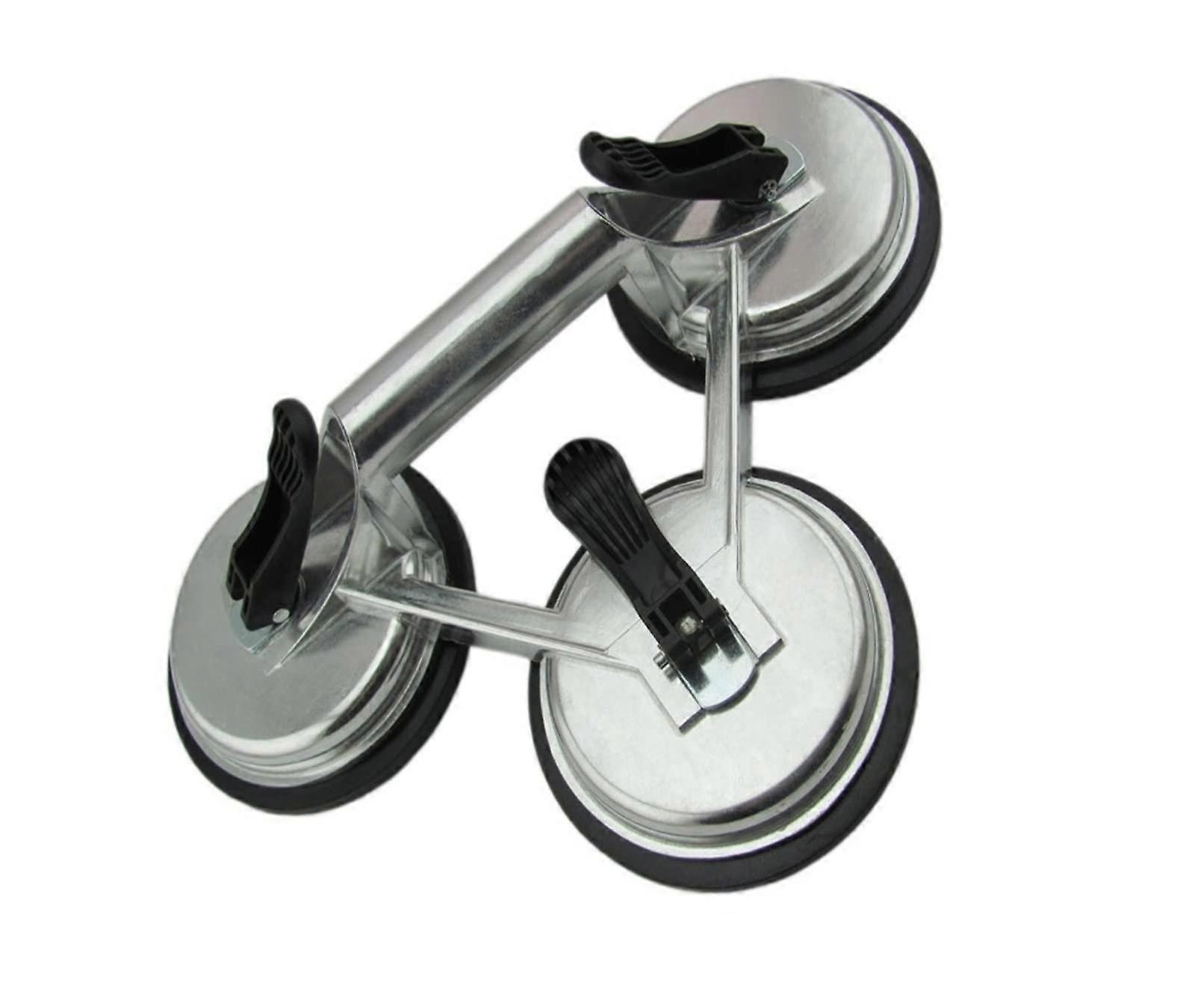Seamless Seam Connector, Floor Suction Cup Tool, Stone Lifter Clamp, Suitable for Carrying Glass/Slate (Silver)