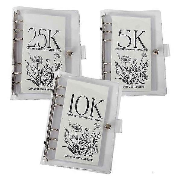 Savings Challenges for 5k/10k/2.5k - 12 Month Savings Binder - Easy and Fun Way to Save