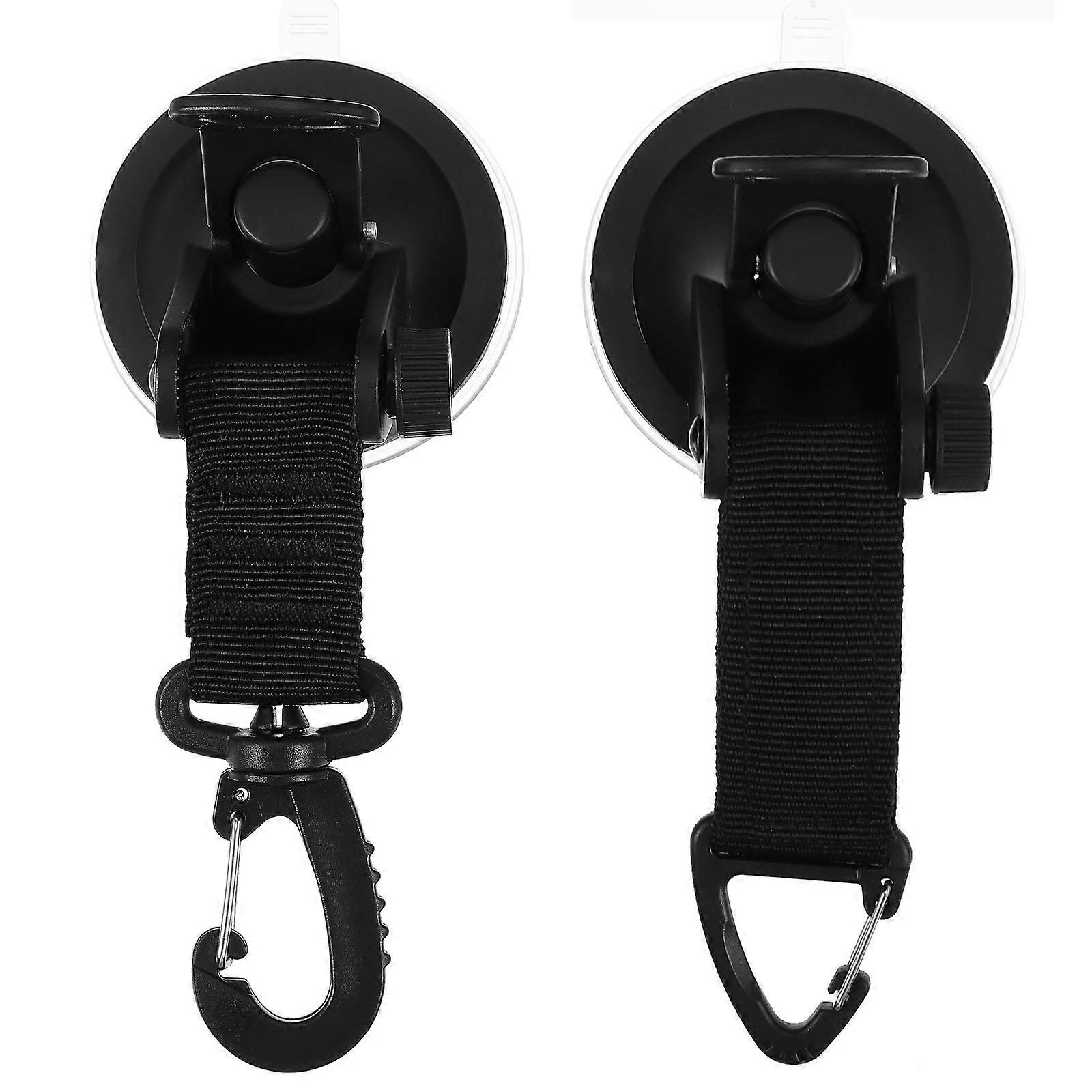 Rv Suction Cup Hooks Load Capacity Easy Locking Triangle Shape Abs Material Universal Suction Cup Handle 2Pcs