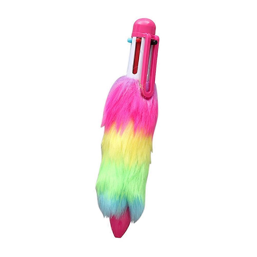 Compact Cartoon Ballpoint Pen, Multi-Color Solution for Everyday Productivity