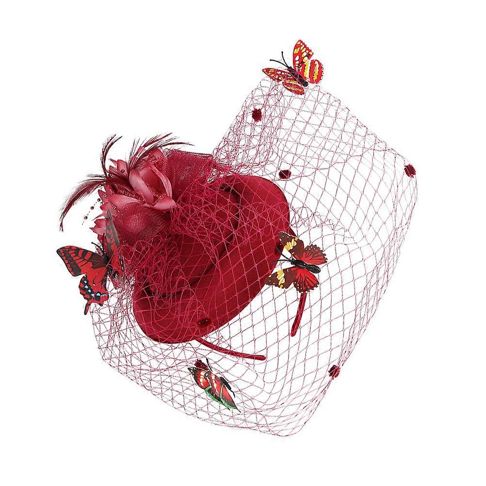 Gauze Fascinator Hat, Light and Portable, Adds Glamour to Your Outfit