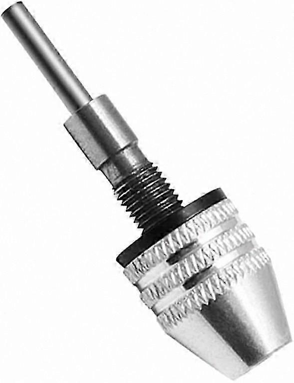 Hex Shank Drill Chuck Adapter 0.3-3.4mm Keyless Conversion Tool for Electric Screwdriver Bit (Silver Round)