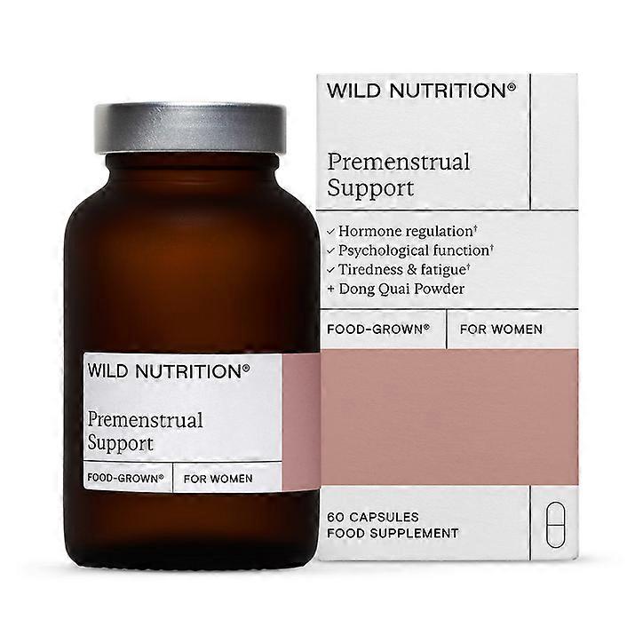 60 كبسولة من Wild Nutrition لدعم ما قبل الدورة الشهرية للنساء