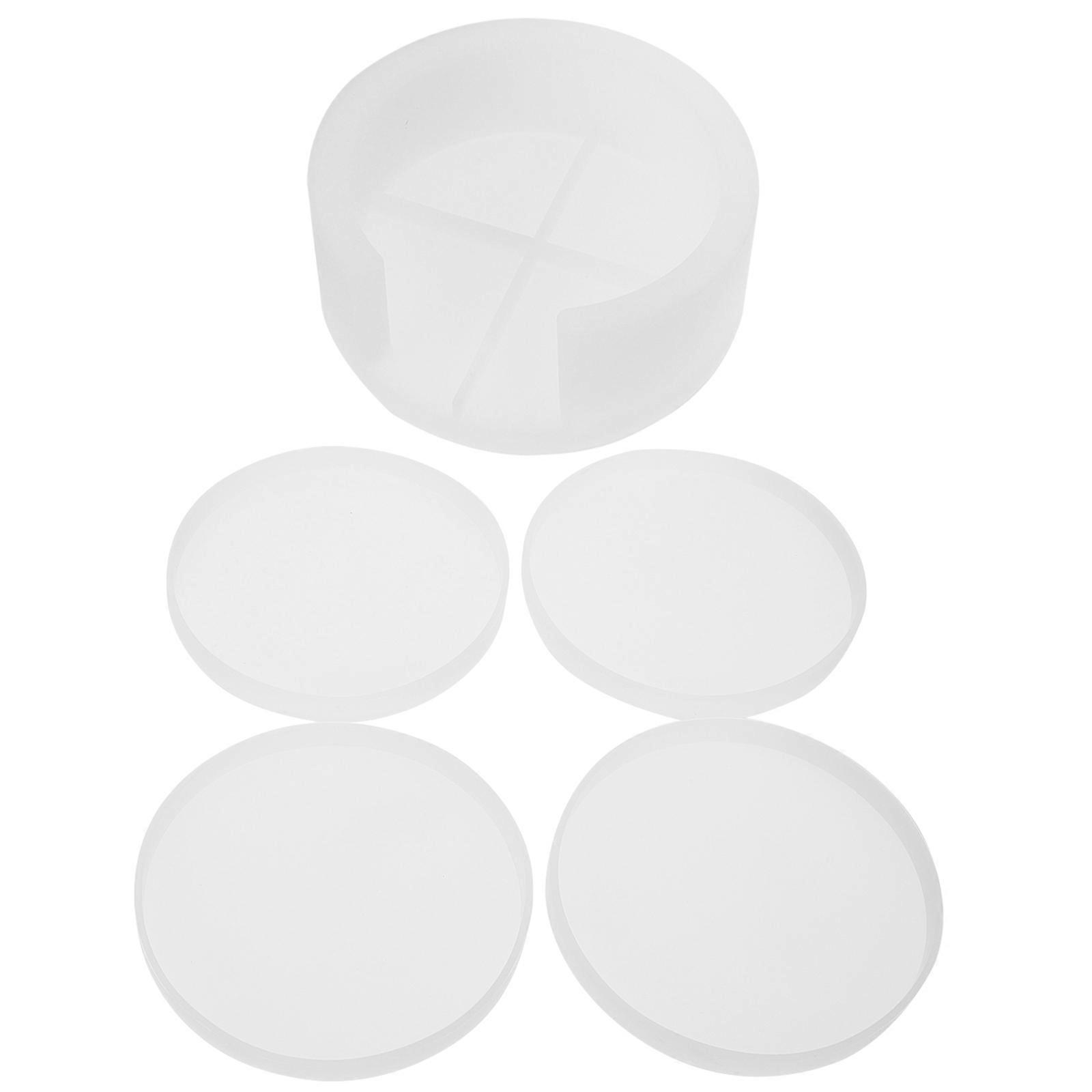 Cup Mat Casting Mold Silicone Molds For Epoxy Resin Great For DIY Projects At Home 10.5X10.5cm 1 Set
