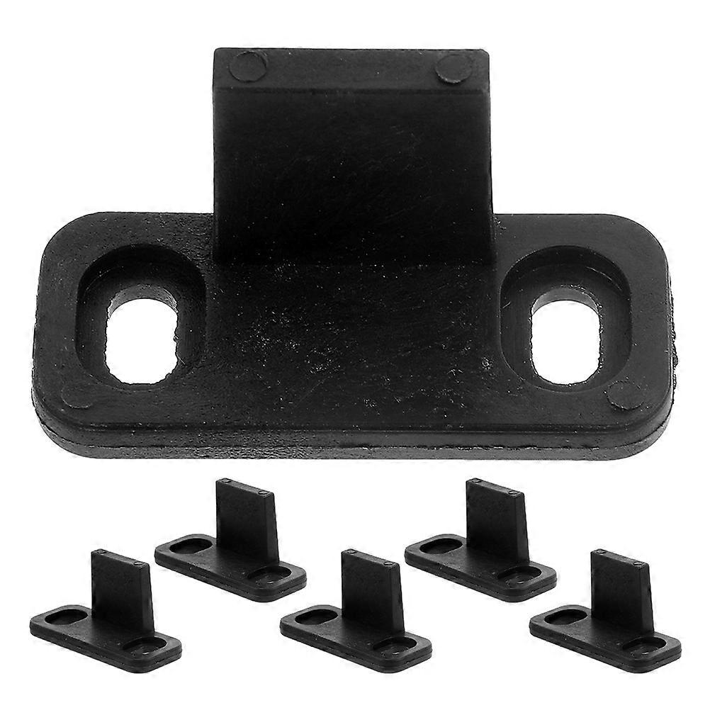 6pcs Sliding Door Floor Guides, Barn Door Hardware for Easy Install, Closet Guides for Smooth Operation, Fits Various Door Thicknesses, Stylish