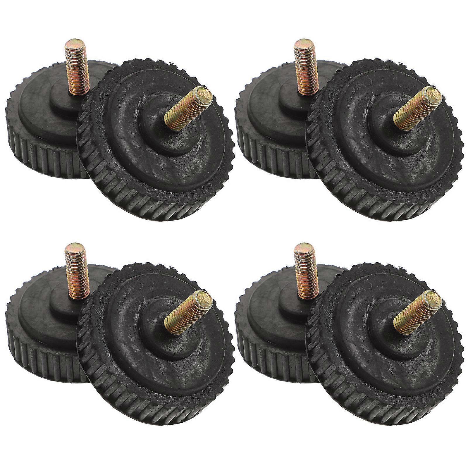 8pcs Durable Rubber Bumper Pads for Furniture Shock Absorption, Non Slip Protection for Tables, Cabinets, and Machines