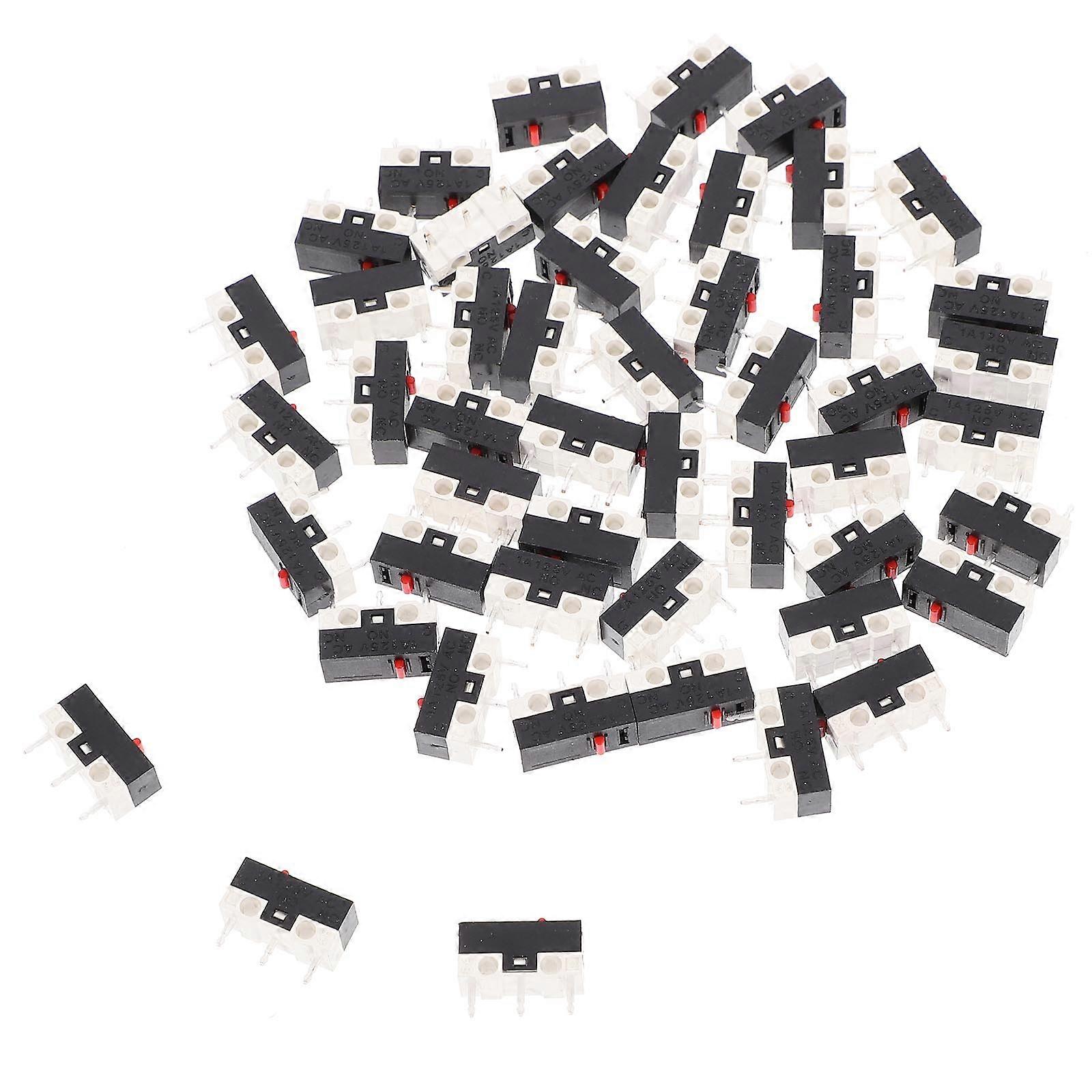 Mini Electrical Switches 50Pcs For Residential Use Accurate Control Portable Size 1.30X1.10X0.60CM