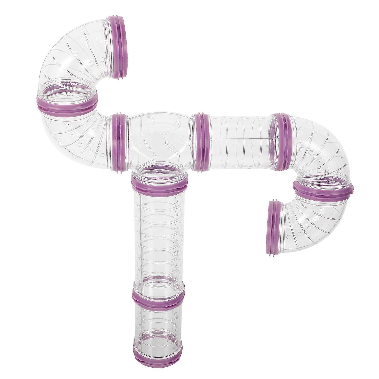 1 Set Hamster Tubes Kit DIY Tunnel Adventure External Tube Cage Accessory