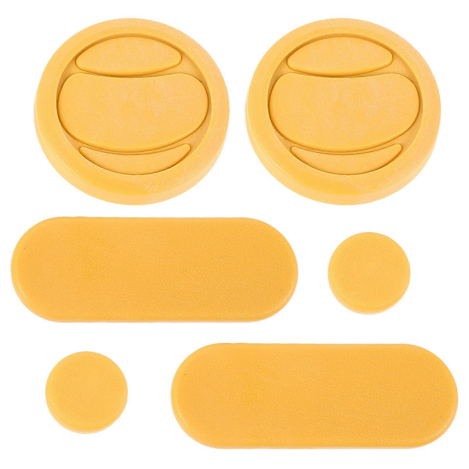 Comfortable Glove Sliders 6pcs for Skateboarding Roller Skating Ergonomic Protective Outdoor Sports Durable Interchangeable Design