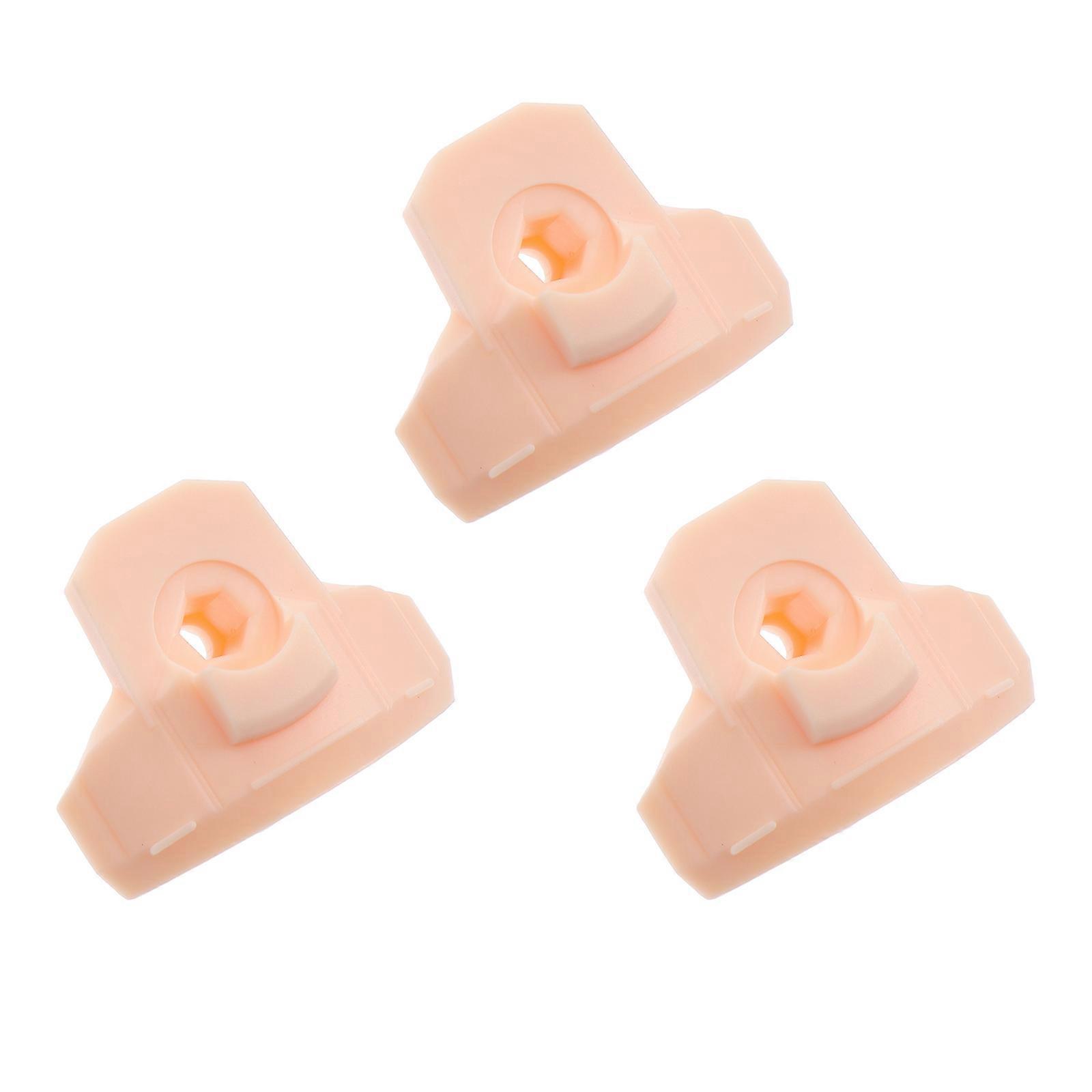 Mini Toy Accessory 3Pcs Doll Figure DIY Face Support Simple Design For DIY Activities Compact Shape